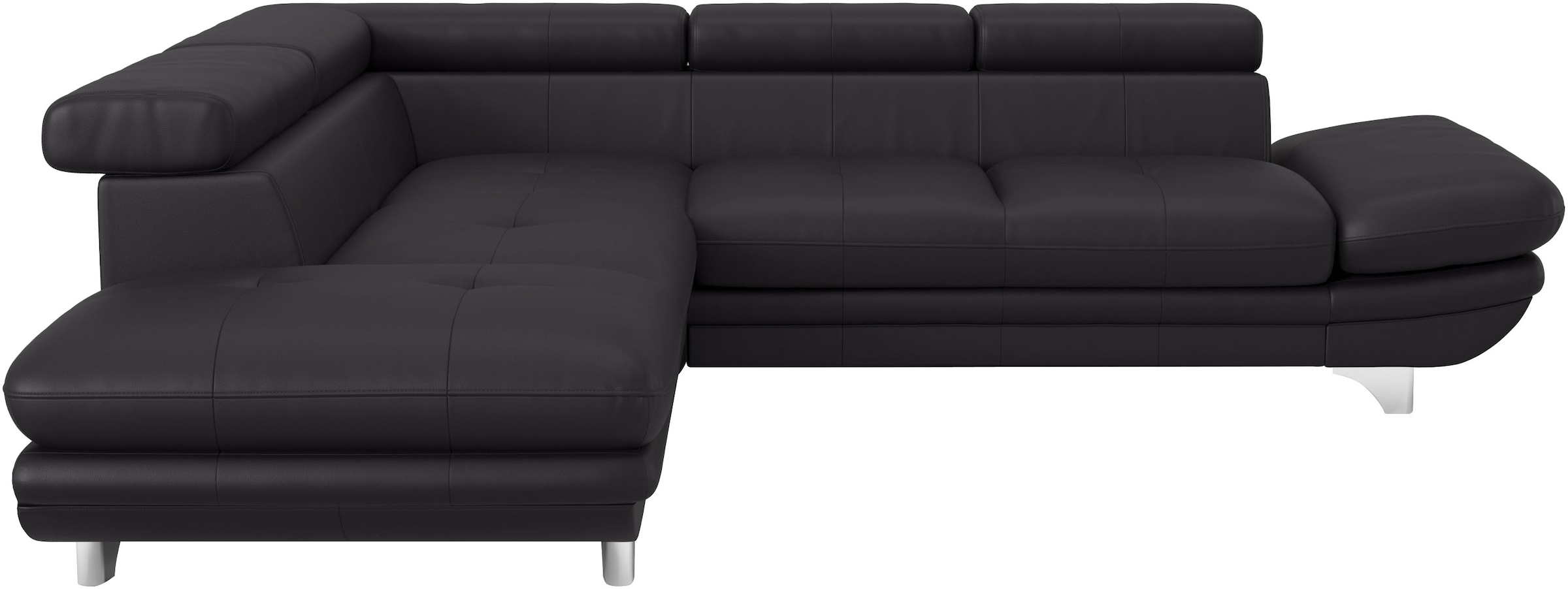 COTTA Ecksofa »Enterprise L-Form«, mit Arm- & Kopfteilverstellung, wahlweise mit Bettfunktion
