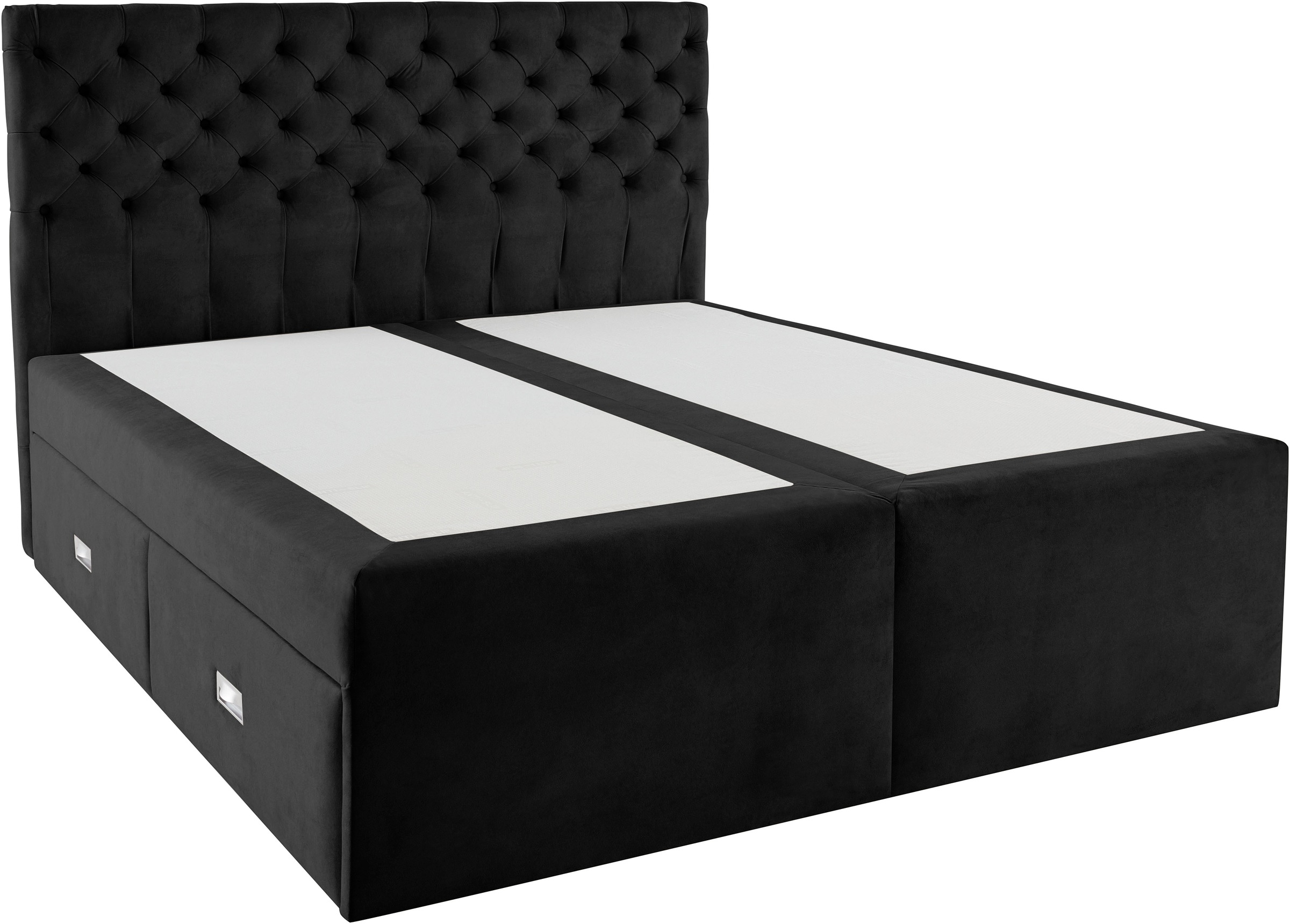 Home affaire Polsterbett »Boxbett Alvi mit Schubladen, Taschen-Federkernmatratze«, wahlweise Härtegrad der Matratze H2/H3/H4