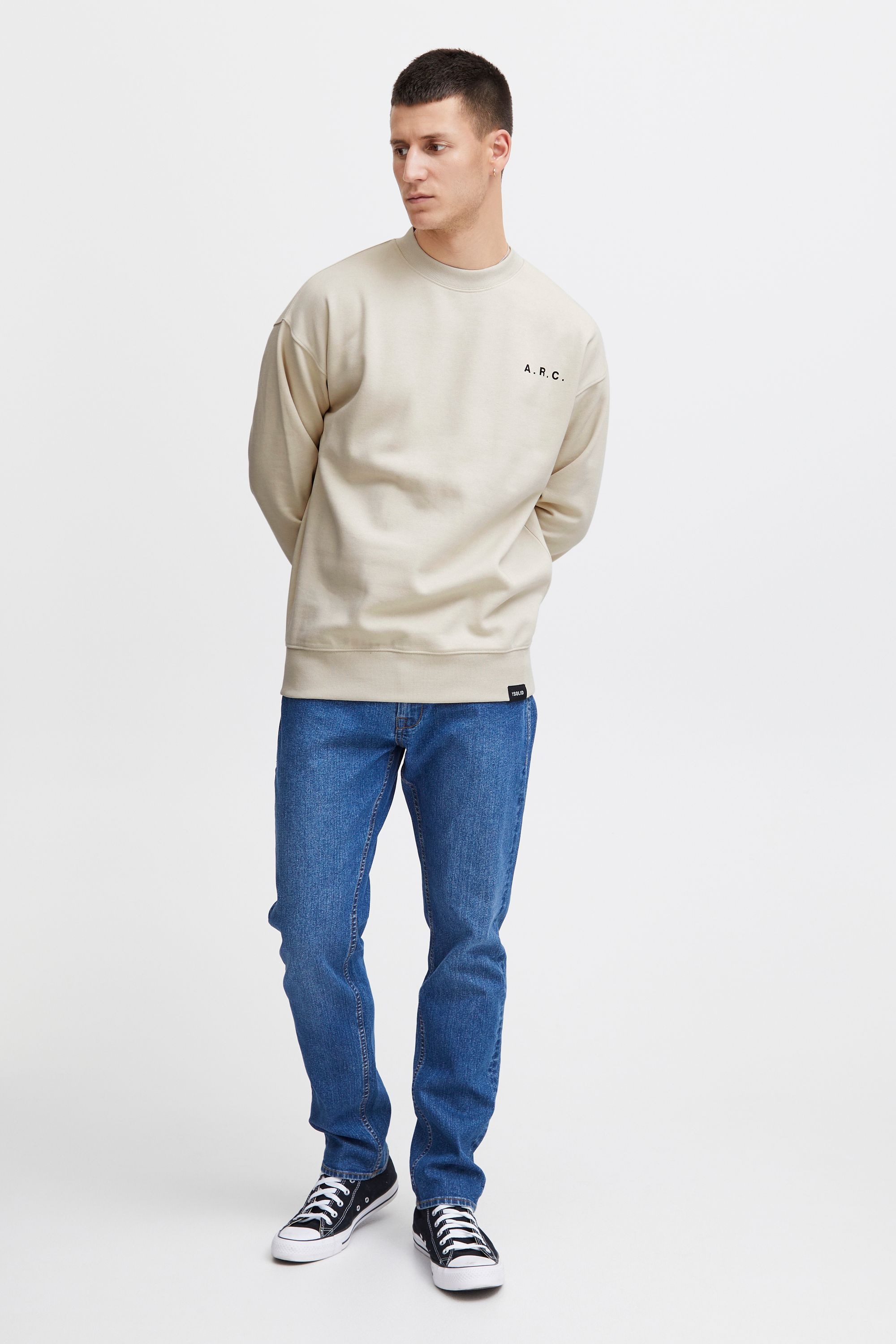 !Solid Longpullover »Sweatshirt SDHannes«