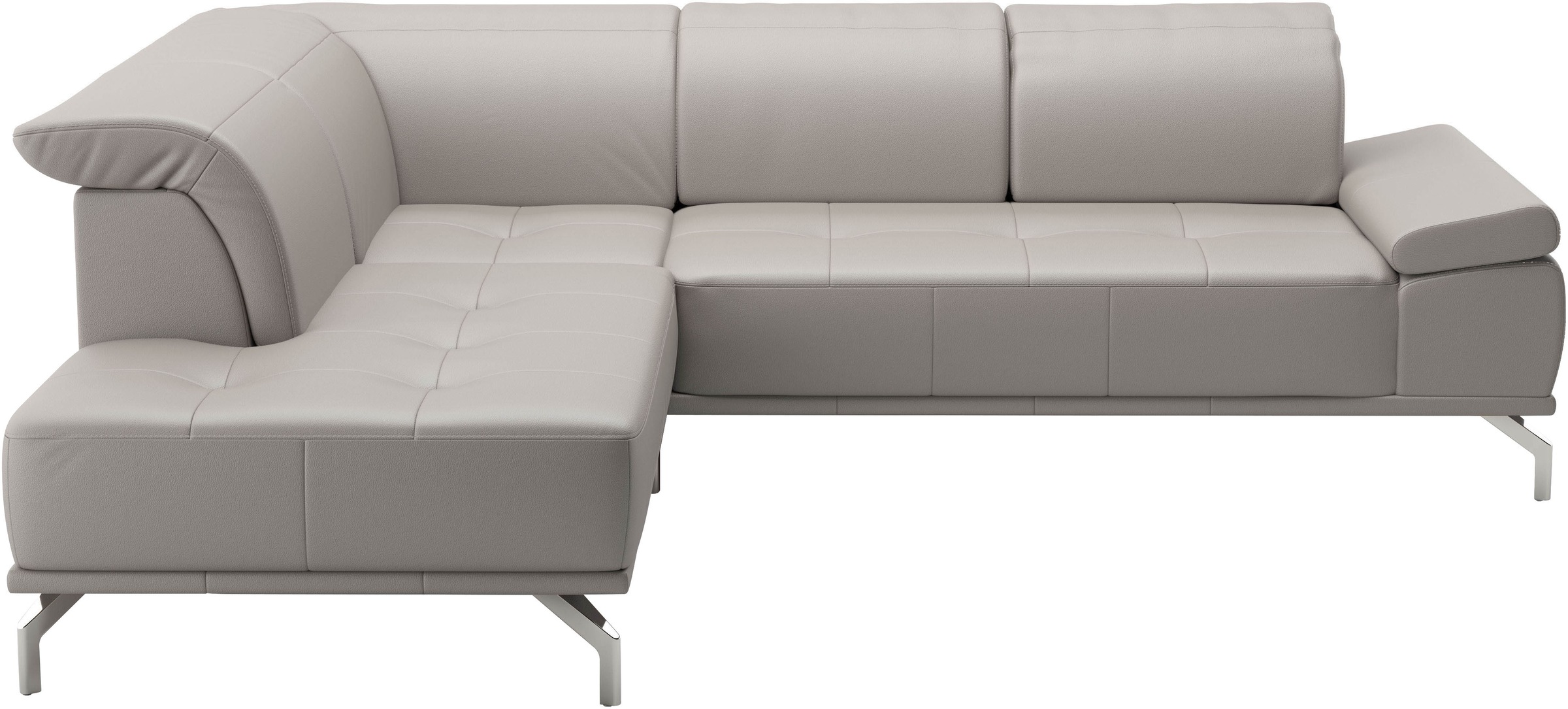 Places of Style Ecksofa »Caluna«, Inkl.Sitztiefenverstellung, wahlweise mit Kopf- und Armteilverstellung