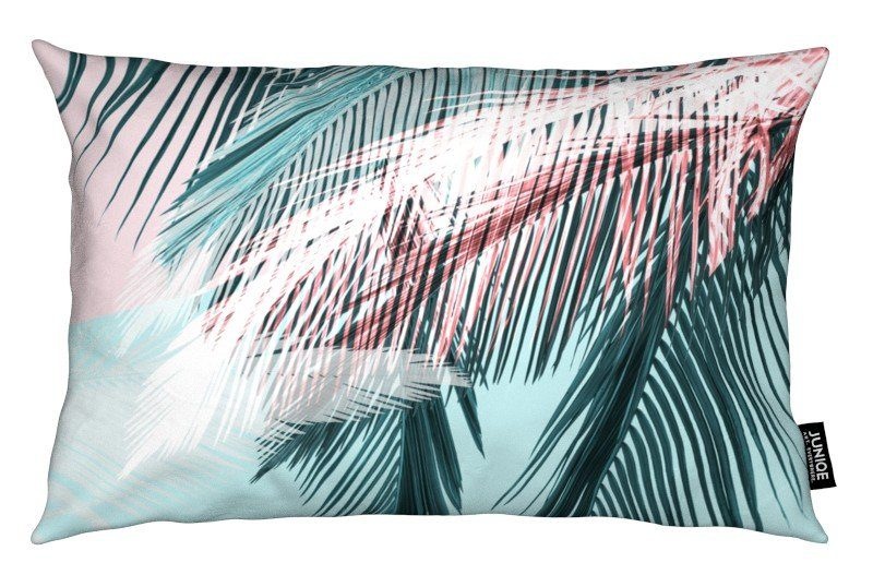 Juniqe Dekokissen »Tropical 01«, Weiches, allergikerfreundliches Material