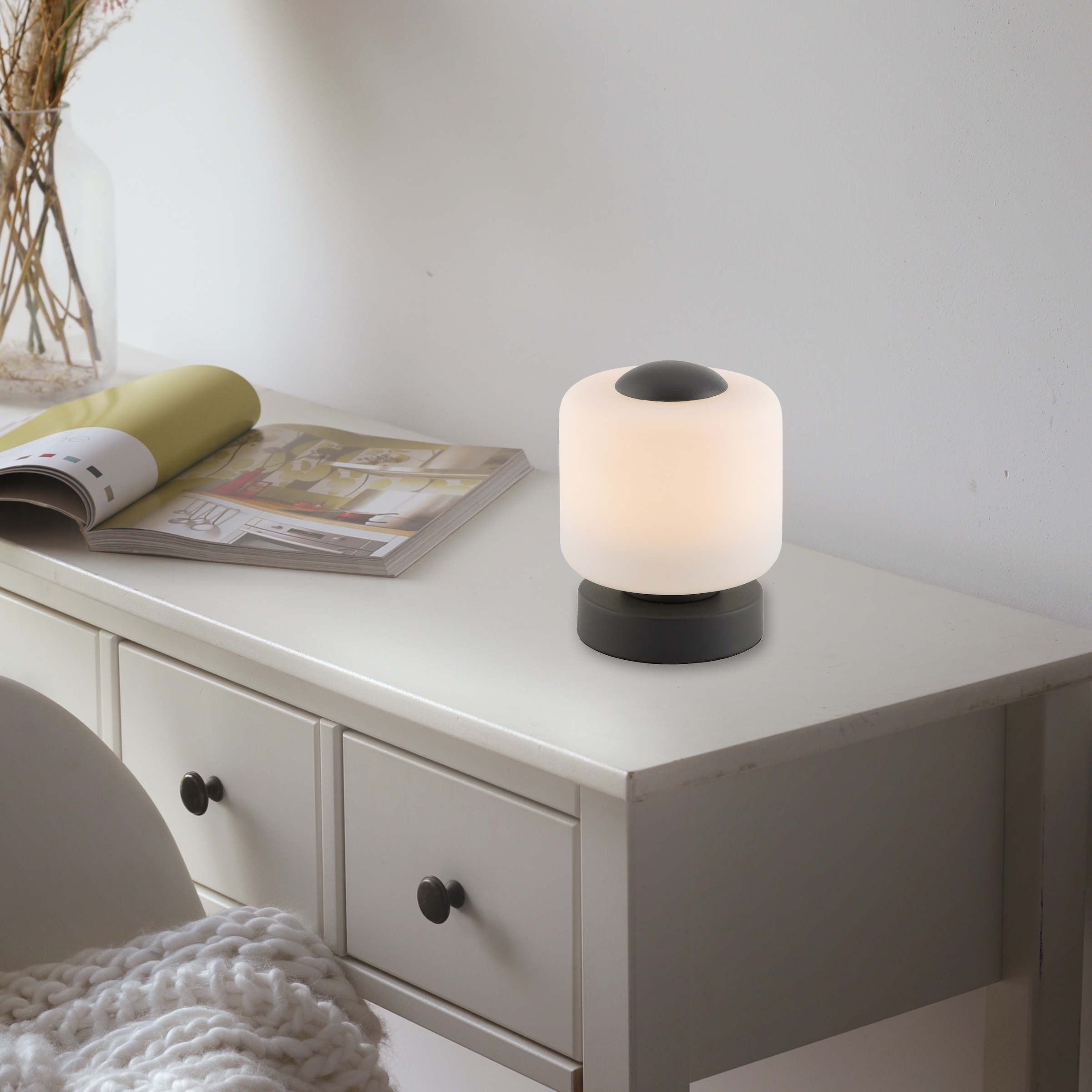 Paul Neuhaus Tischleuchte »BOTA«, 1 flammig, Leuchtmittel LED-Board | LED fest integriert, LED, dimmbar über Touchdimmer