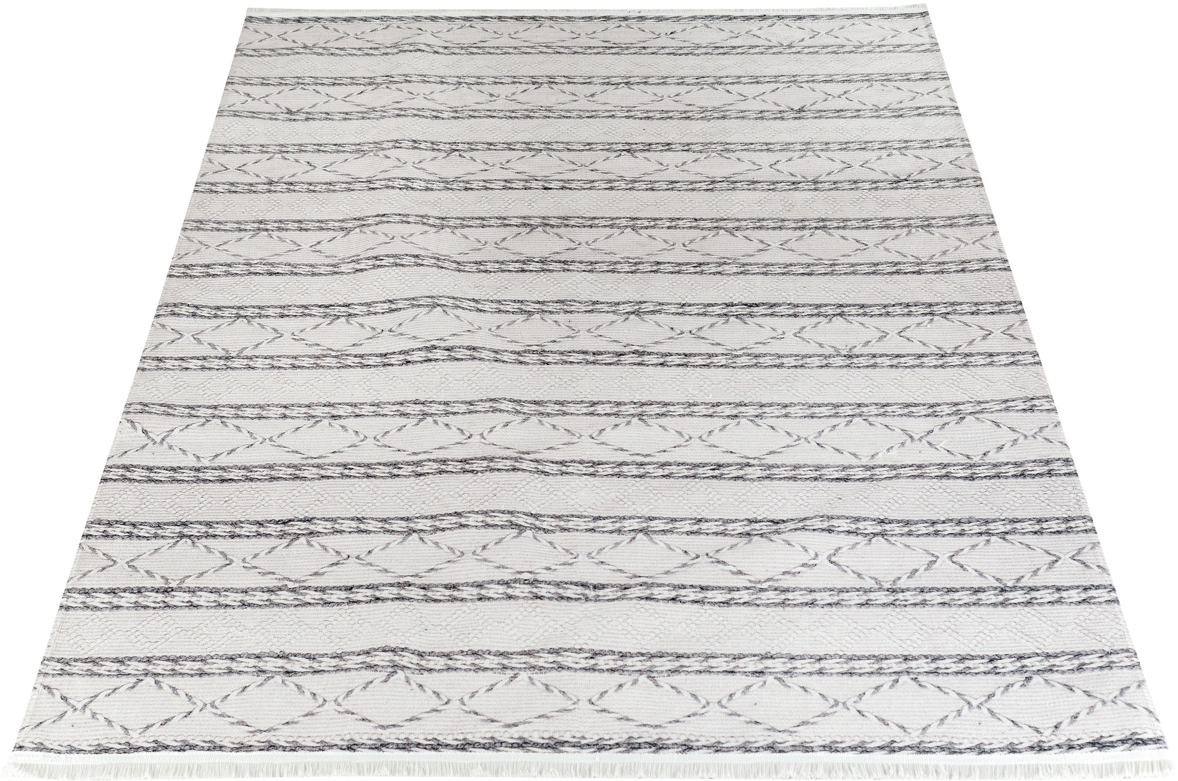 Sehrazat Teppich »EFE 1050«, rechteckig, 5 mm Höhe, Wohnzimmer, Flachwebteppich, Scandi Style