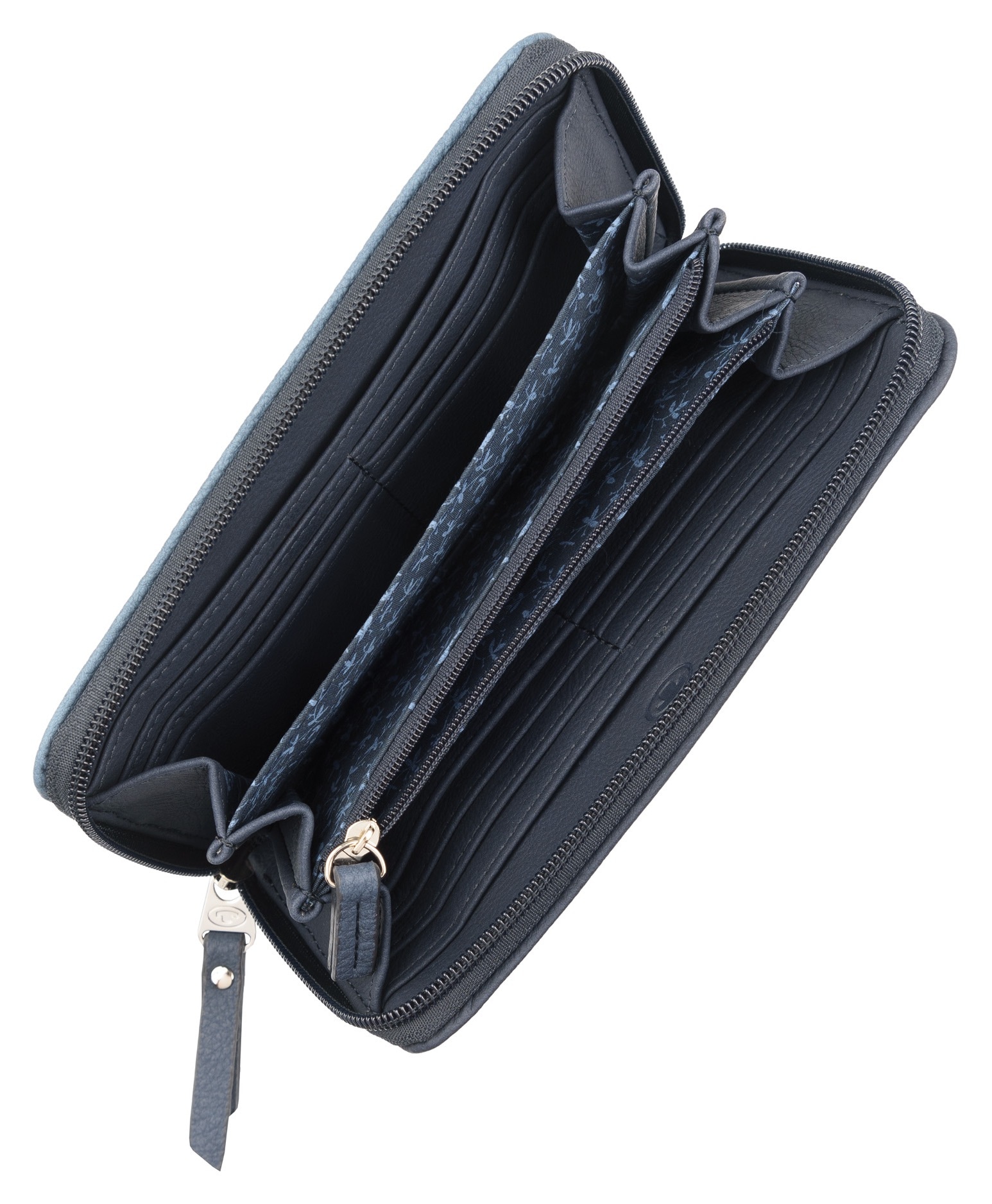 TOM TAILOR Geldbörse »ELLEN Long zip wallet«, im modischen Streifendesign