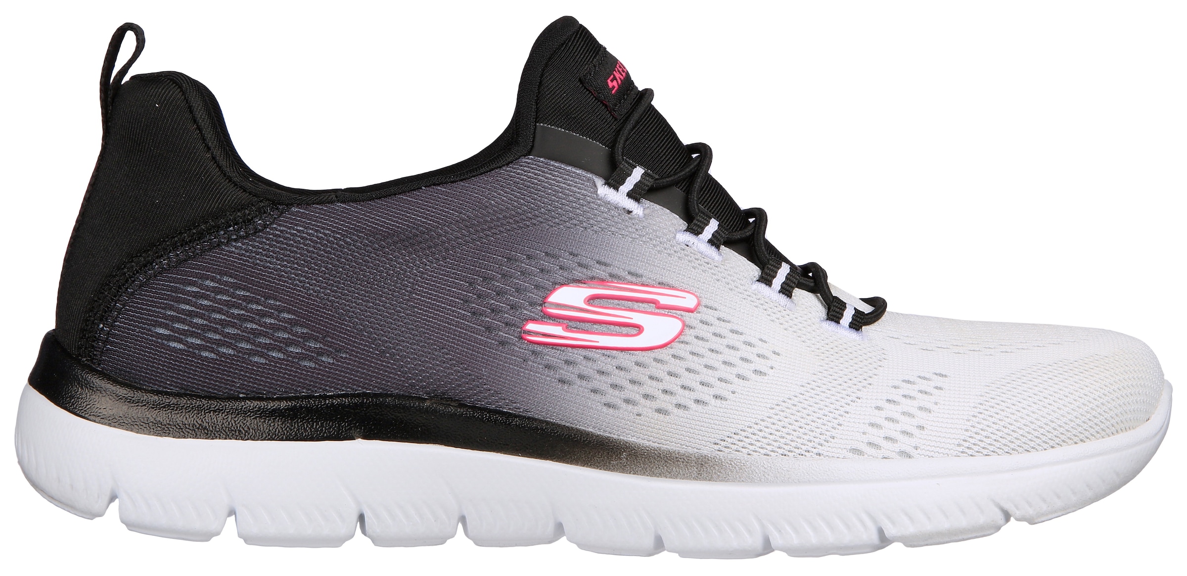 Skechers Slip-On Sneaker »SUMMITS BRIGHT CHARMER«, Schlupfschuh, Slipper, Freizeitschuh mit schönem Farbverlauf