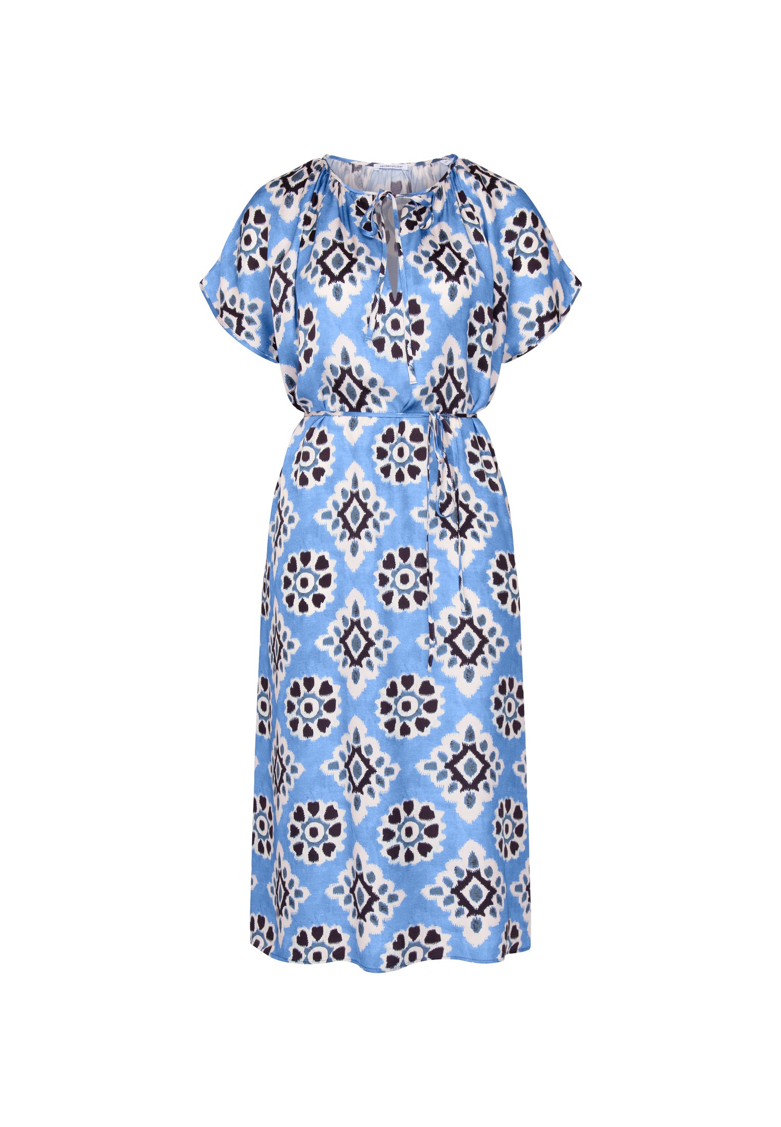 seidensticker Sommerkleid 1/2 Rundhals Druck