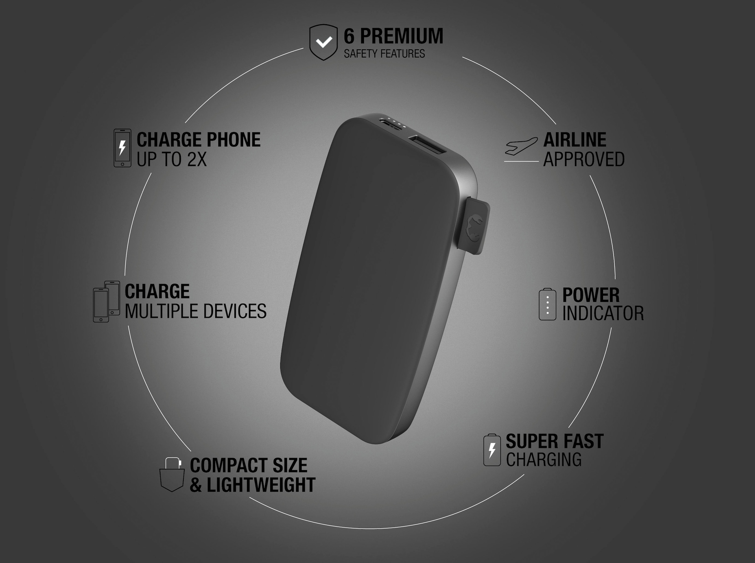 Fresh´n Rebel Powerbank »Power Pack 6000mAh mit USB-C, Fast Charge« 5