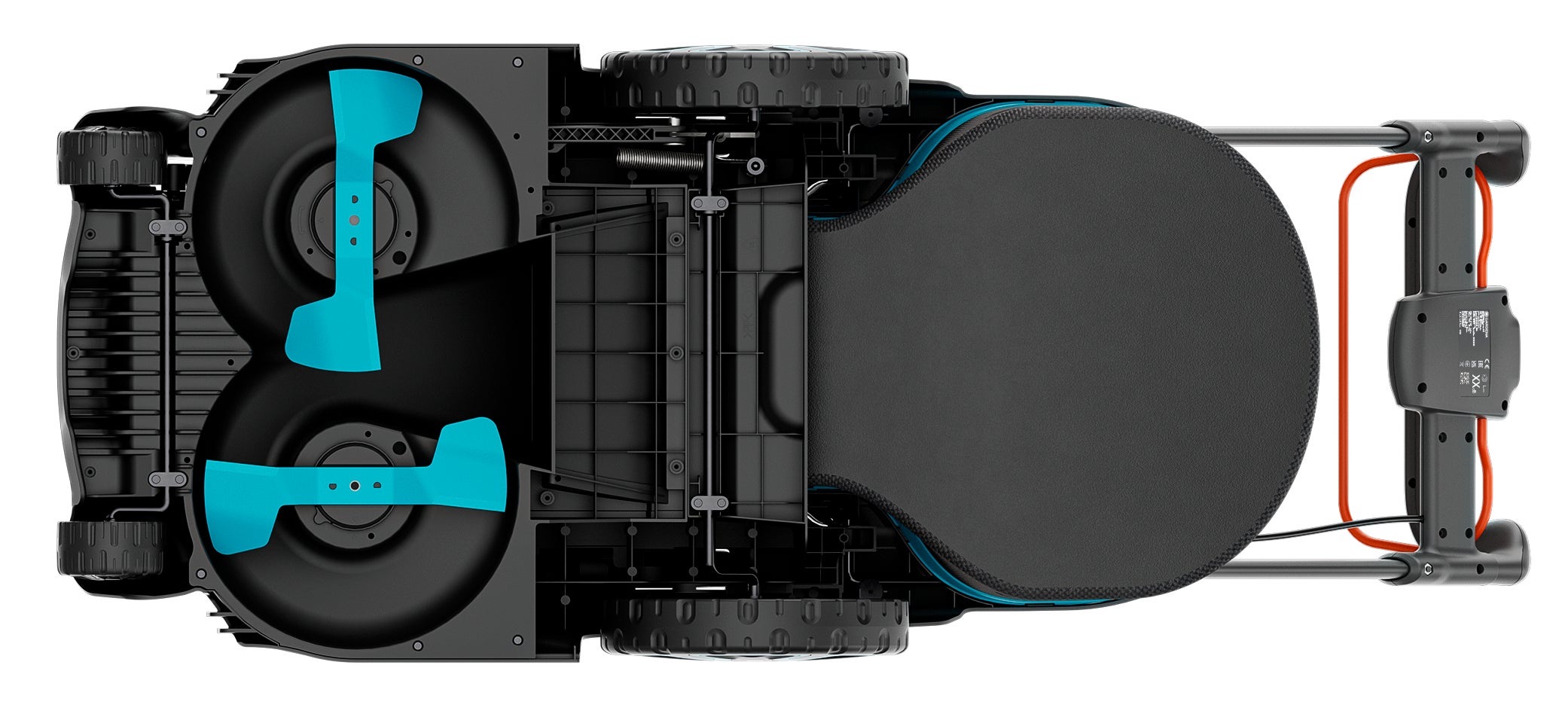 GARDENA Akkurasenmäher »PowerMax Duo 46/36V P4A Ready-To-Use Set 2« mit zwei Messern und POWER FOR ALL-Akku