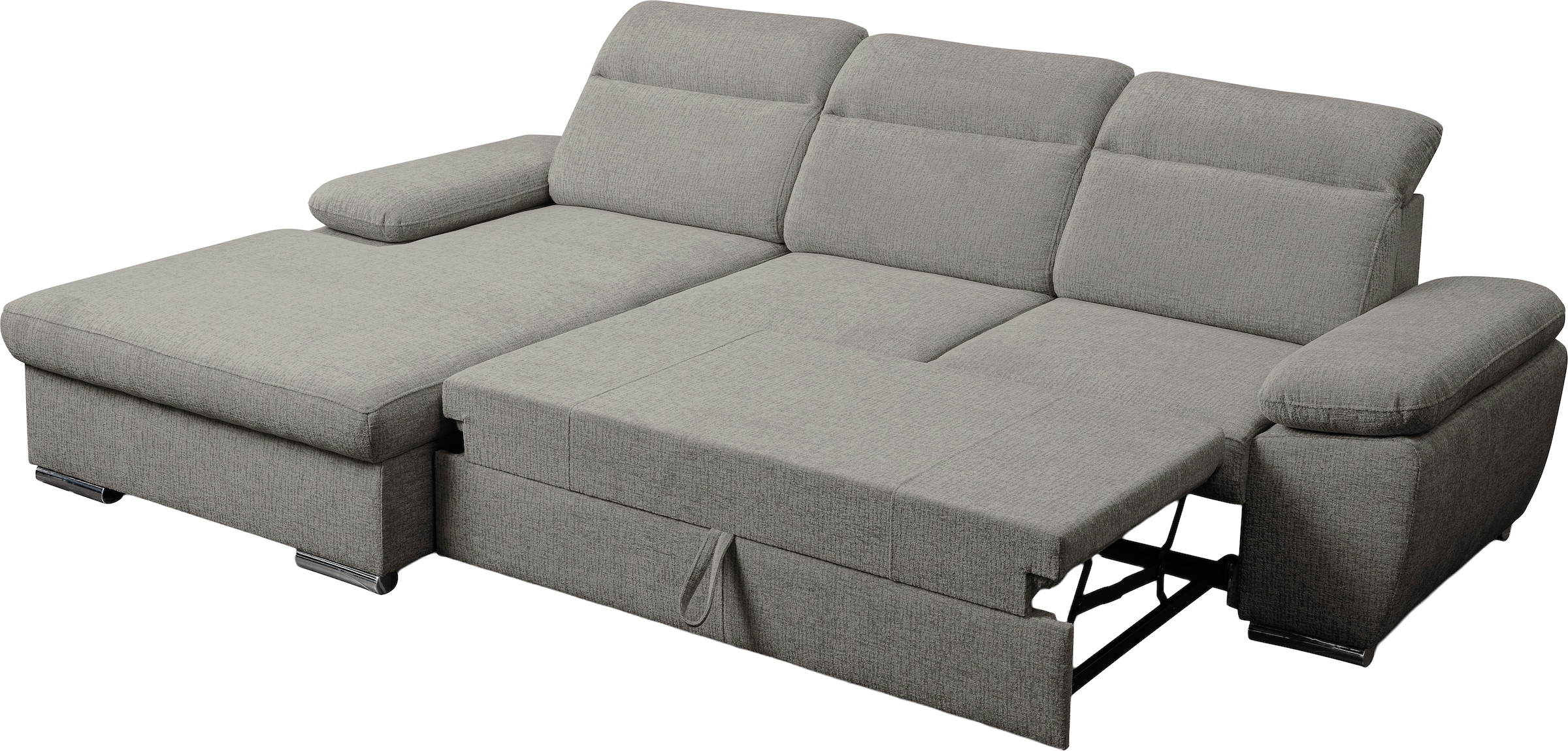 WERK2 Ecksofa »Palma modernes Schlafsofa mit Bettkasten, L-Form, B/T 282/185 cm«