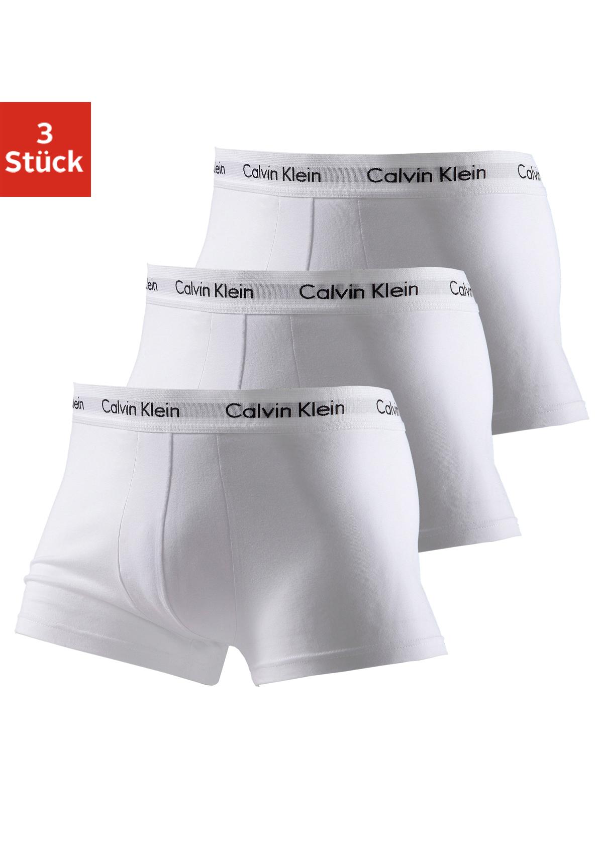 Calvin Klein Underwear Herren Trunk »CK Low Rise Trunk 3 PACK« 3 Stk. tlg. in weiß, Größe S (5)