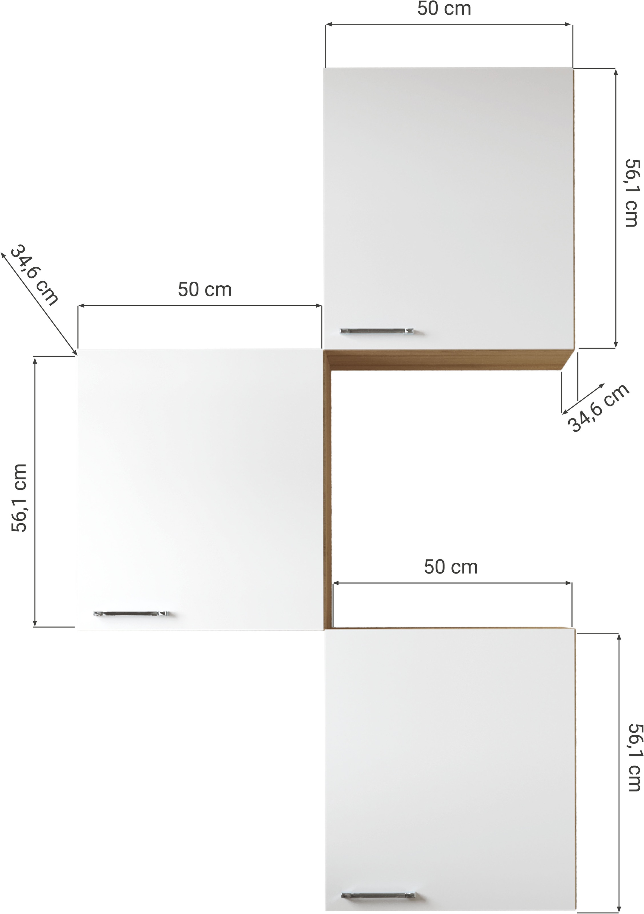 RESPEKTA Mehrzweckschrank-Set »Merle«