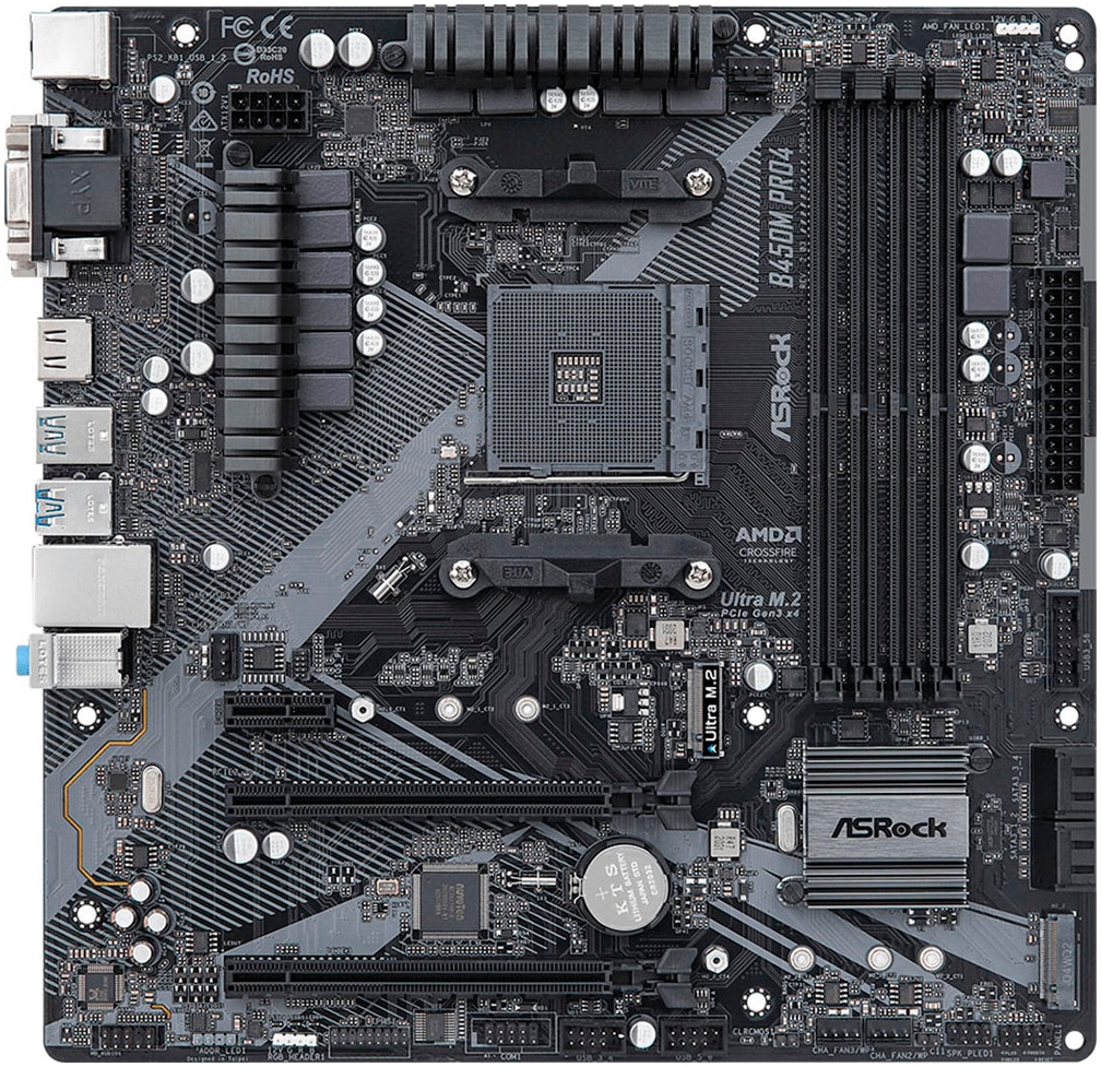 Asrock Mainboard »B450M Pro4 R2.0«