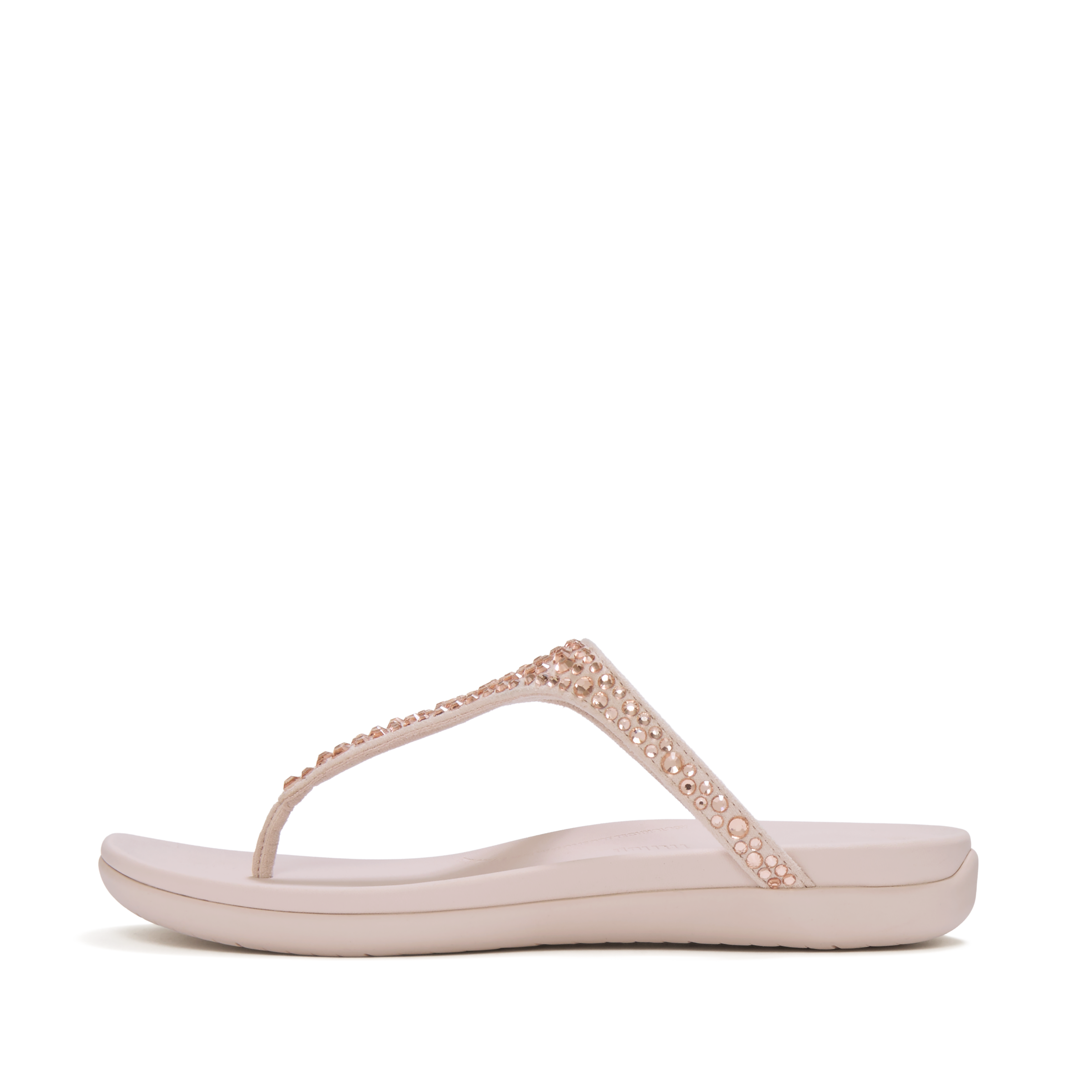 Fitflop Zehentrenner »SOLAY MIXED-CRYSTAL TOE-POST SANDALS«  Dianette, Schlupfschuh, Sommerschuh mit edlem Glitter