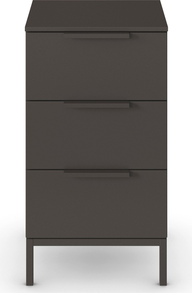 rauch Nachtkommode »Nachttisch Nachtschrank Nachtkonsole FLIPP«, (Breite 40 cm), mit 3 Schubladen und Soft-Close-Funktion