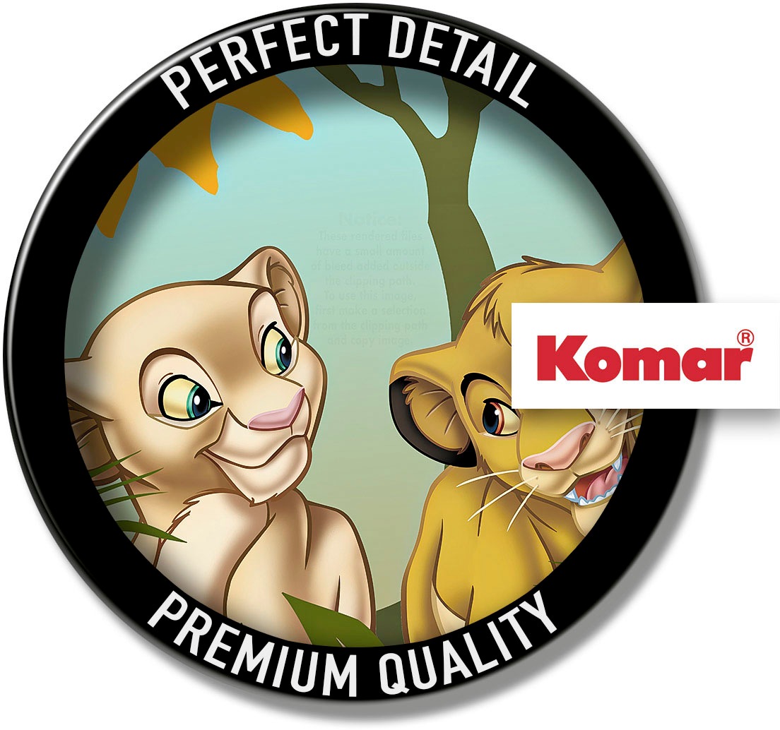 Komar Bild »Lion King Urembo Meadows«, Disney, (1 St.), Wandbild zur Dekoration im Kinderzimmer - ohne Rahmen