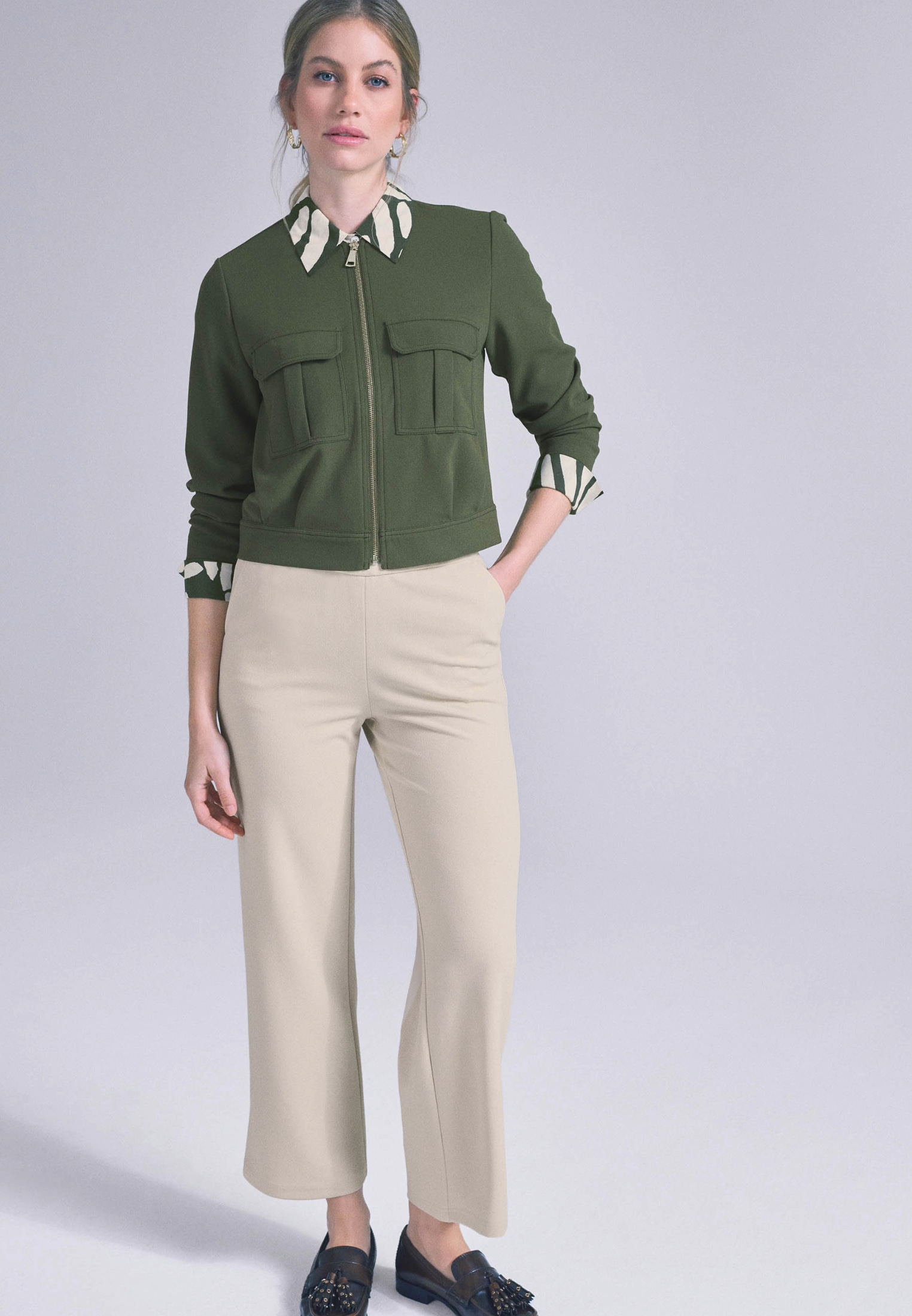 Zero Jerseyhose »Jerseyhose mit weitem Bein 28 Inch«