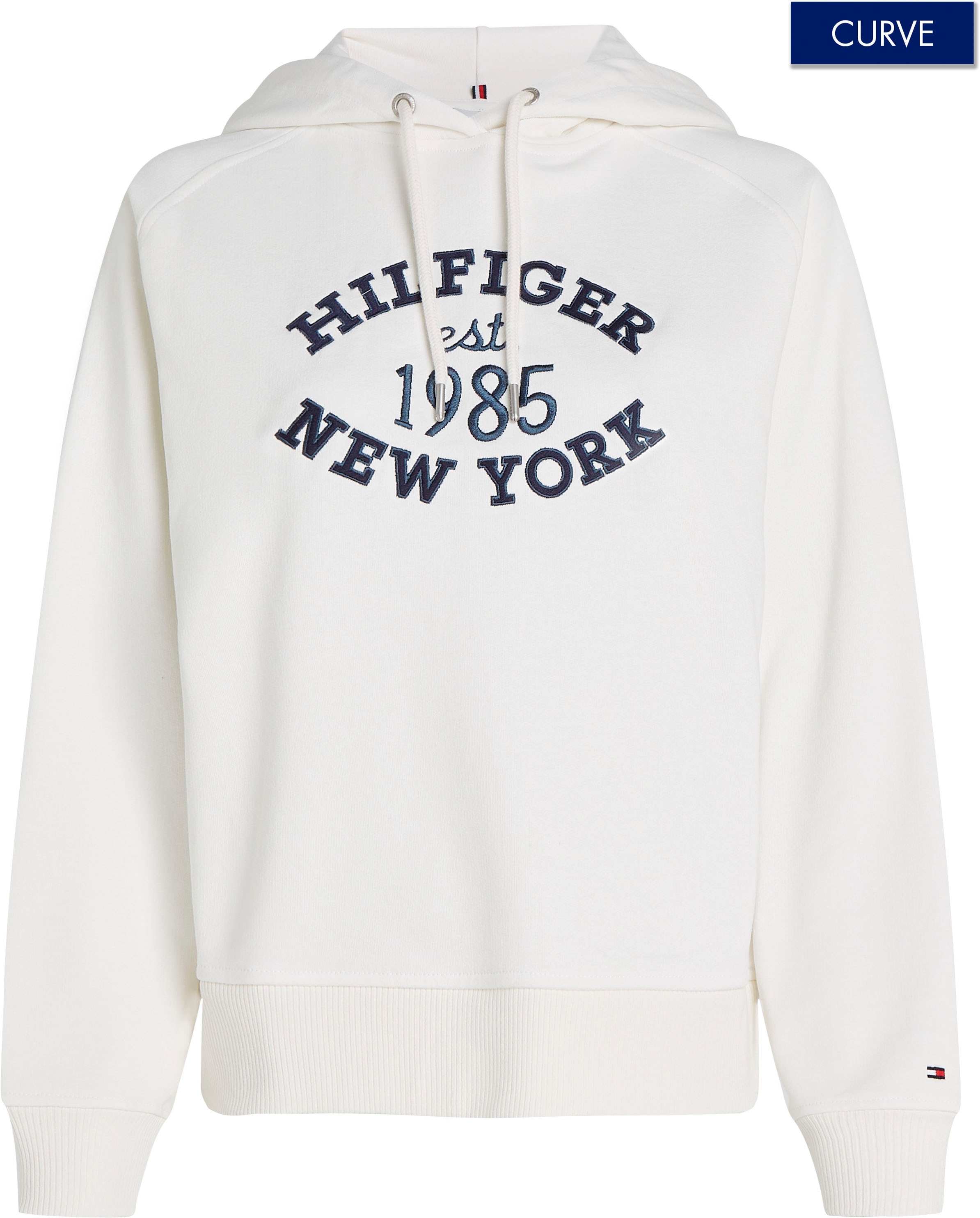 Kapuzensweatshirt »CRV REG HILFIGER VARSITY HOODIE«, Große Größen