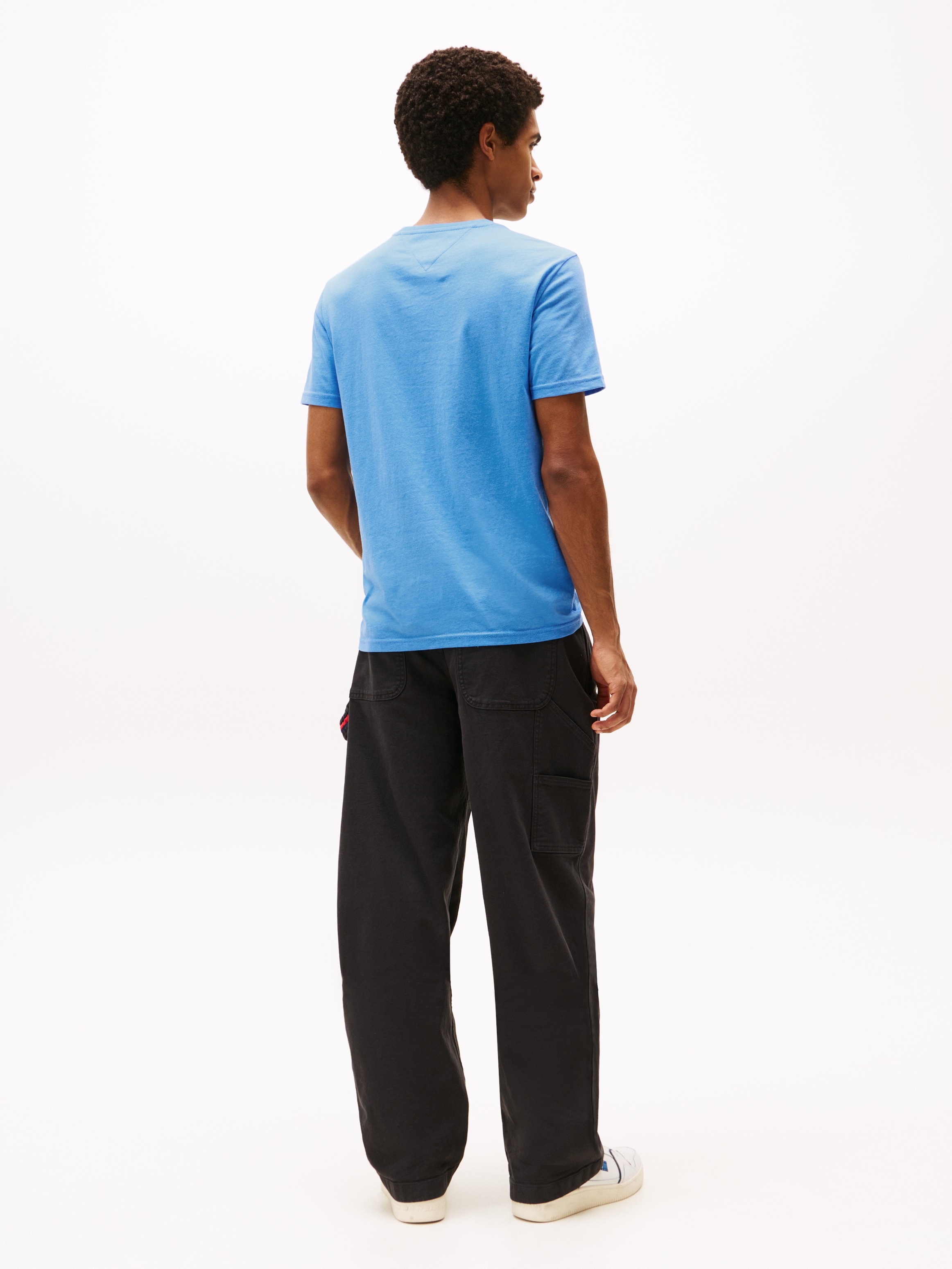Tommy Jeans T-Shirt »TJM XSLIM JASPE HTR TEE EXT«, Mit Rundhalsausschnitt