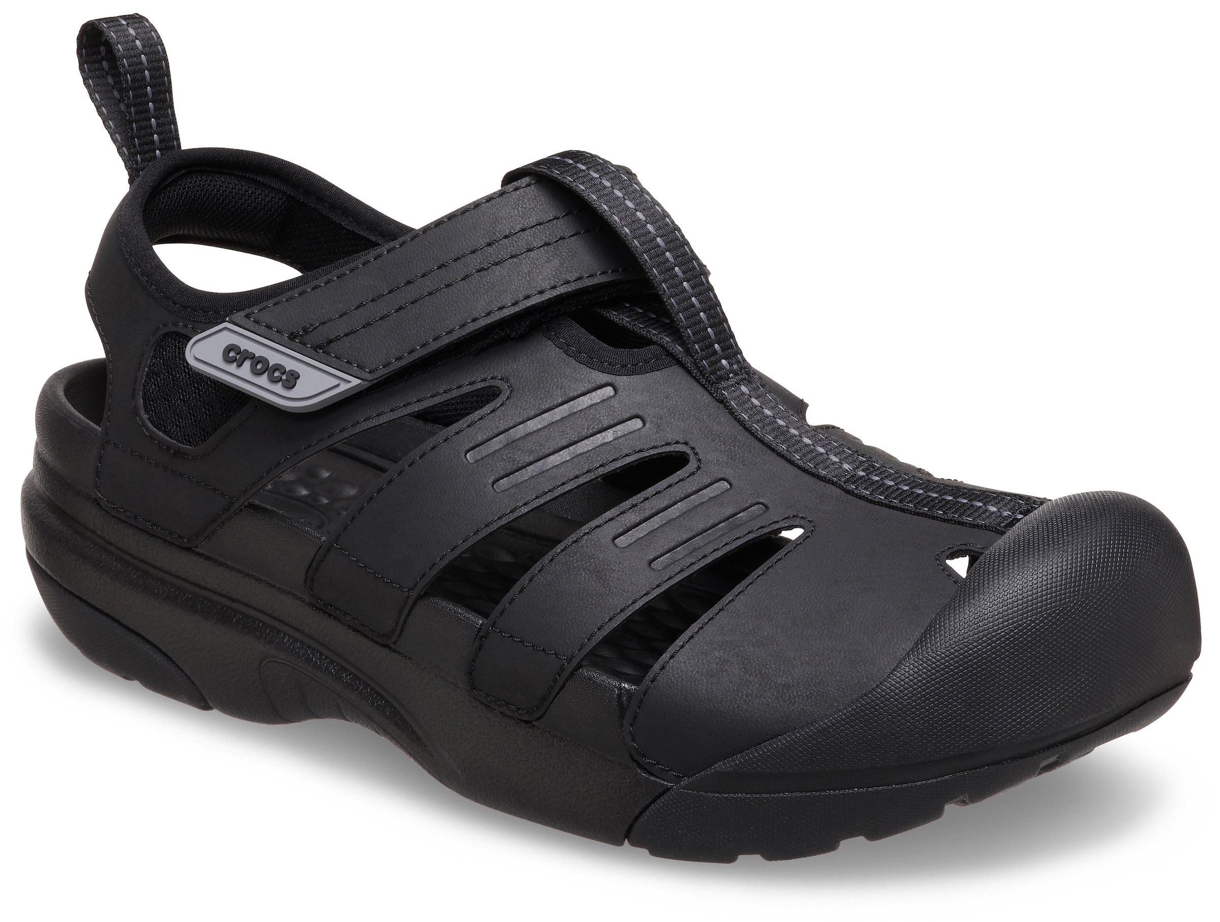 Crocs Sandale »Yukon Fisherman«, Halbschuh, Slipper, Trekkingschuh mit praktischem Klettverschluss