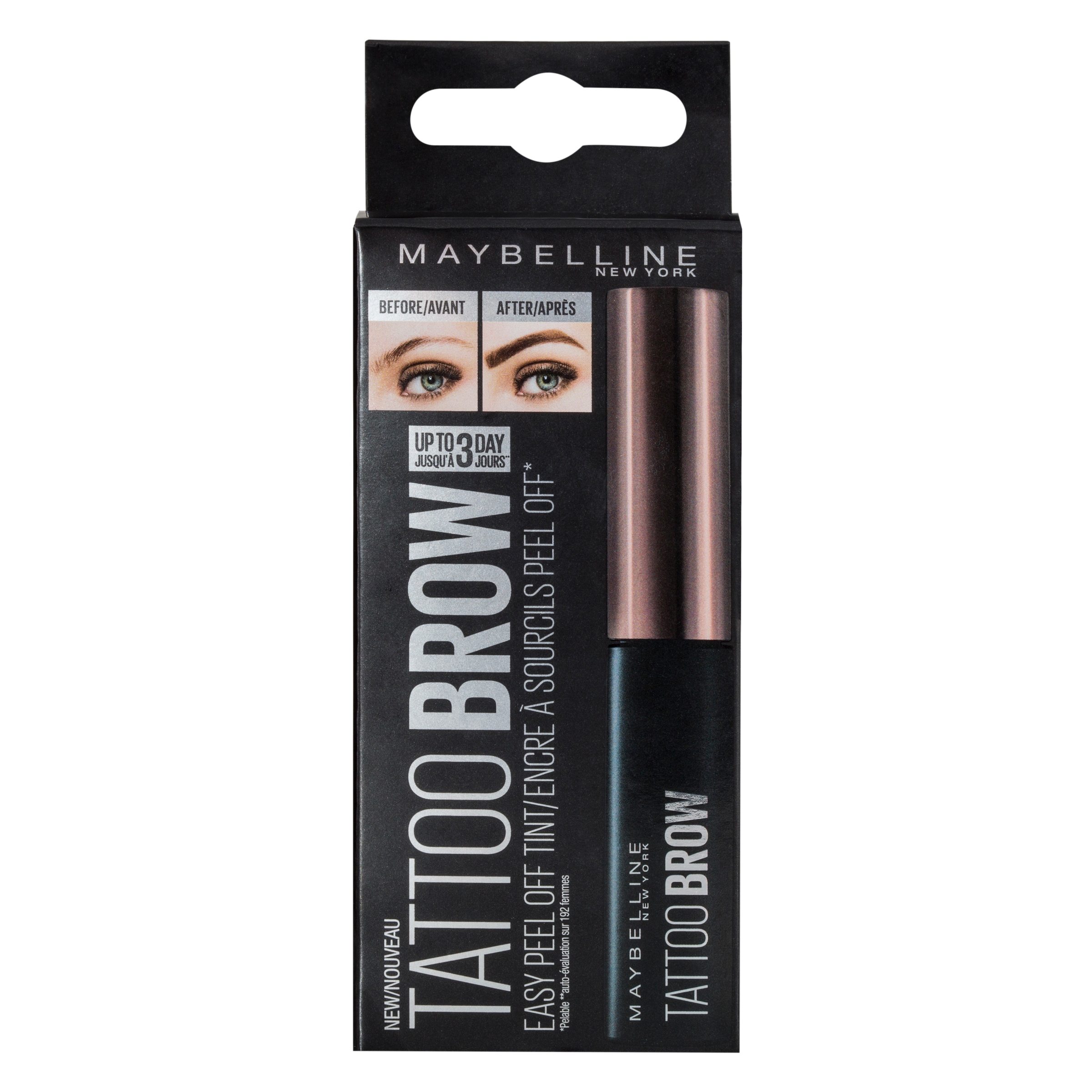 MAYBELLINE NEW YORK Augenbrauen-Gel »Eye Brow Tattoo Gel«, mit innovativer Peel-off-Formel