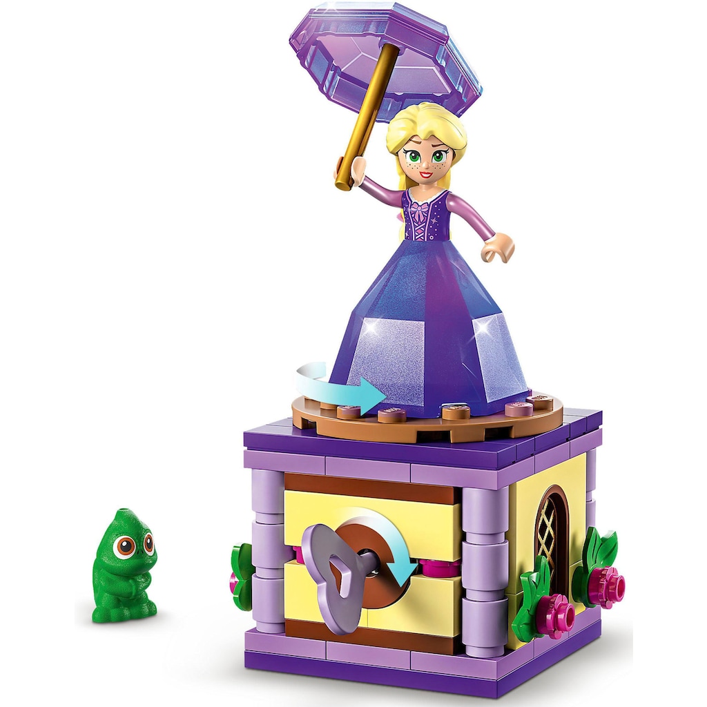 LEGO® Konstruktionsspielsteine »Rapunzel-Spieluhr (43214), LEGO® Disney«, (89 St.), Made in Europe