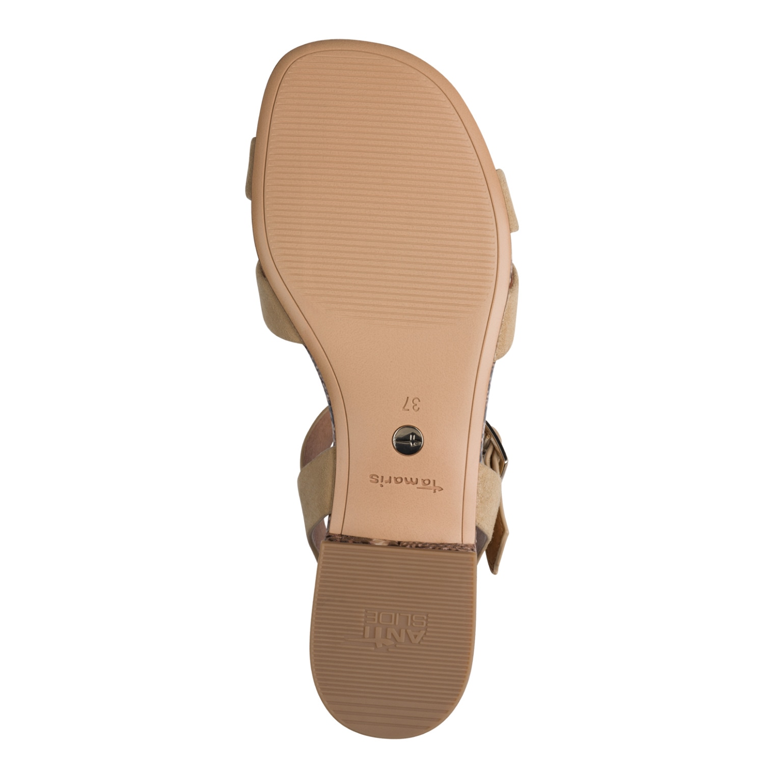 Tamaris Sandalette  Blockabsatz, Sommerschuh, Riemchensandale mit Kreuzbandage