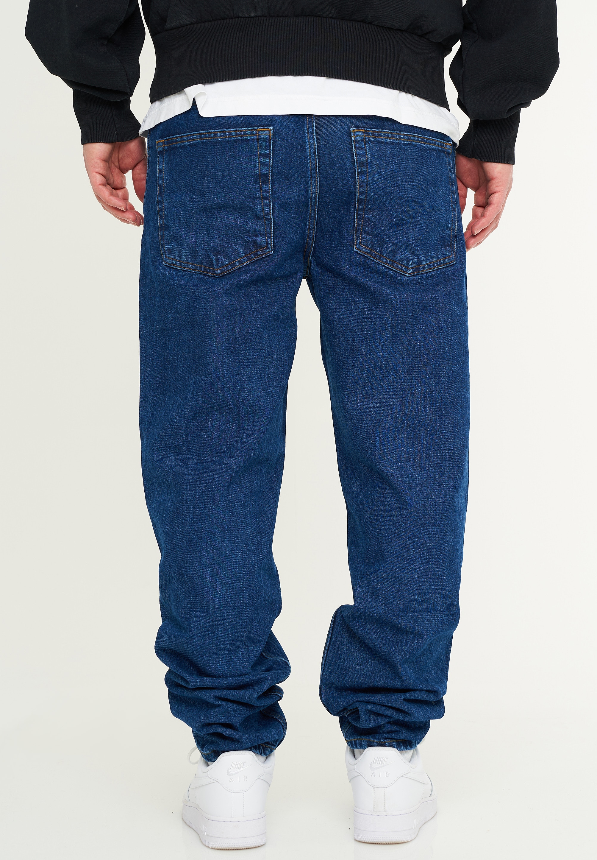 Daily Cotton Tapered-fit-Jeans »Daily Cotton Jeans DCSAVANETA« Herren Lange Hose Jeans Ripped Tapered-Fit
