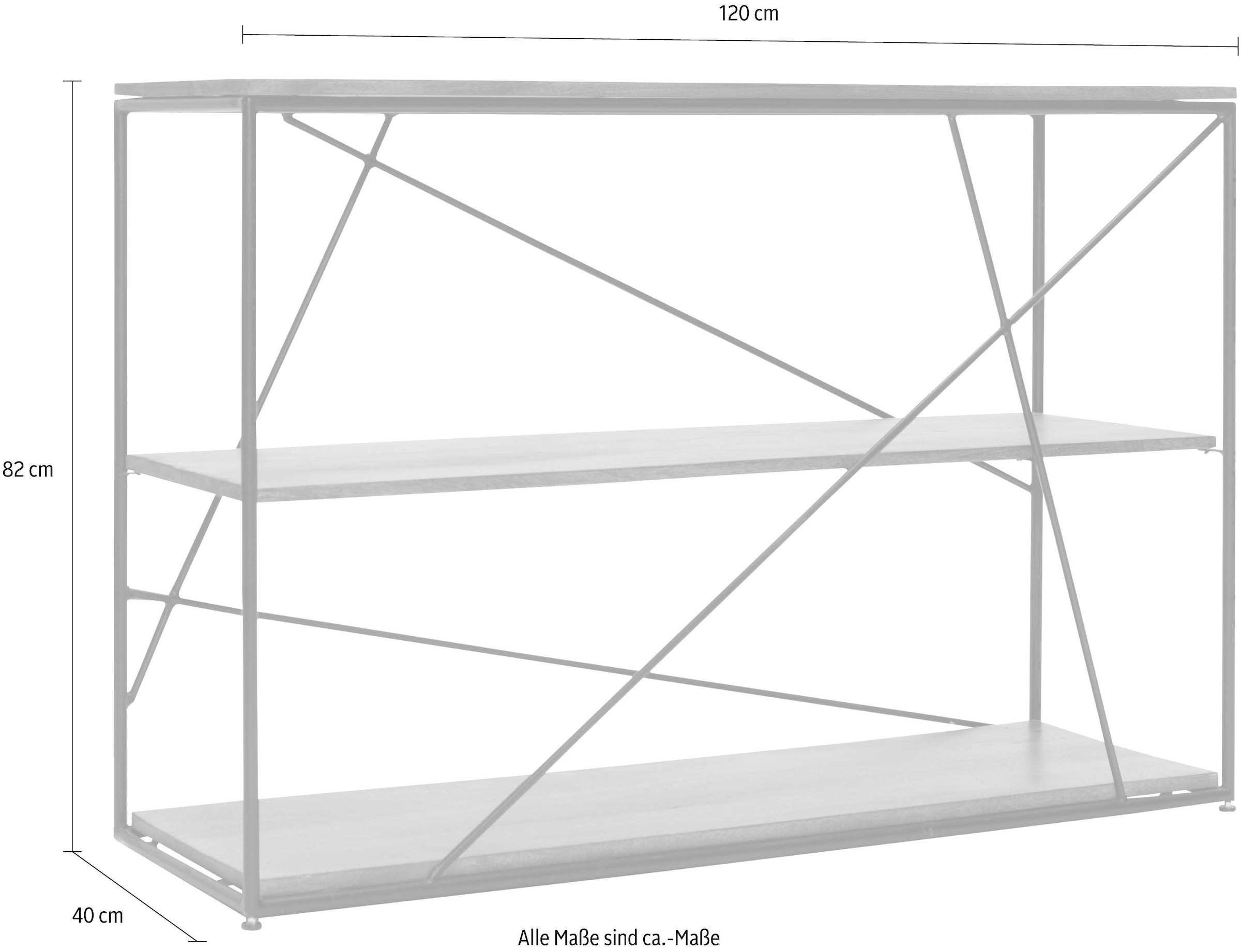 TOM TAILOR HOME Regal »T-NEST SHELF SMALL«, aus Mangoholz, Breite 120 cm