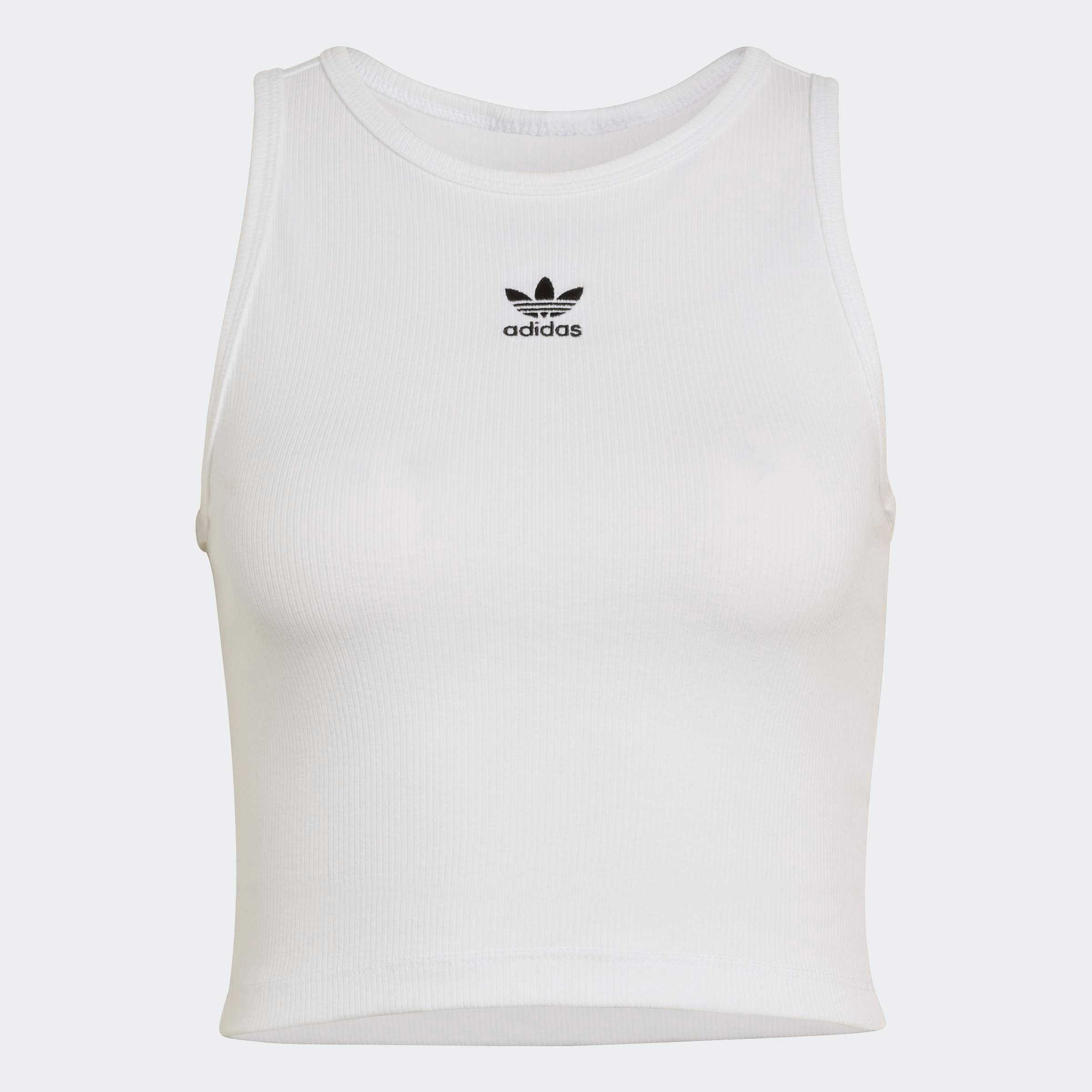 adidas Originals Tanktop »ESS RIB TANK« für Erwachsene, mit Rundhalsausschnitt