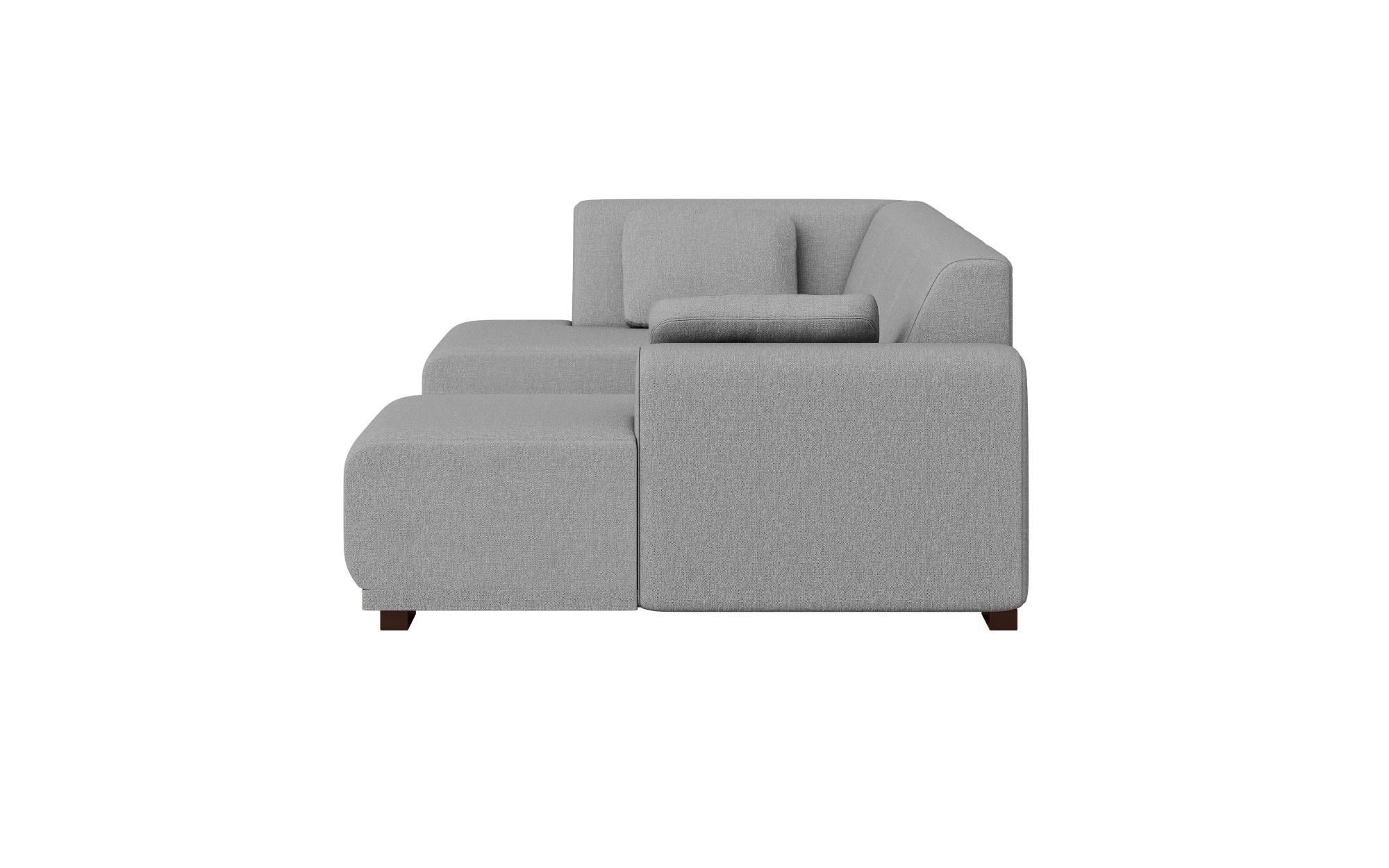 Home affaire Wohnlandschaft »BORNHOLM U-Form mit Recamiere rechts/links, B/T/H: 300/162/85 cm« U-Form mit Wellenunterfederung, Recamiere rechts oder links bestellbar