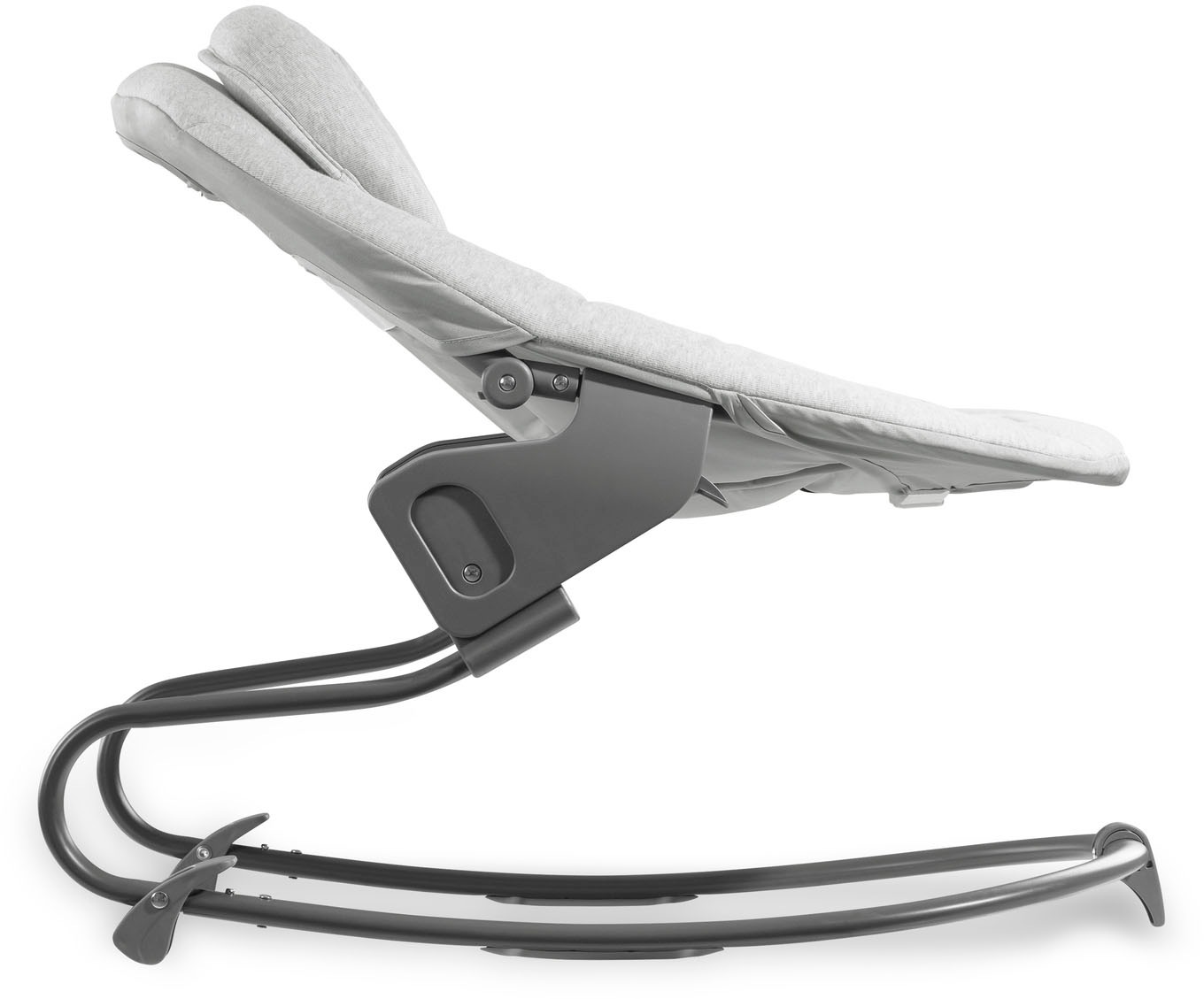Hauck Babywippe »Alpha Bouncer Premium, Light Grey«, bis 9 kg, für Neugeborene mit Wippgestell, für Hochstuhl Alpha+ und Beta+