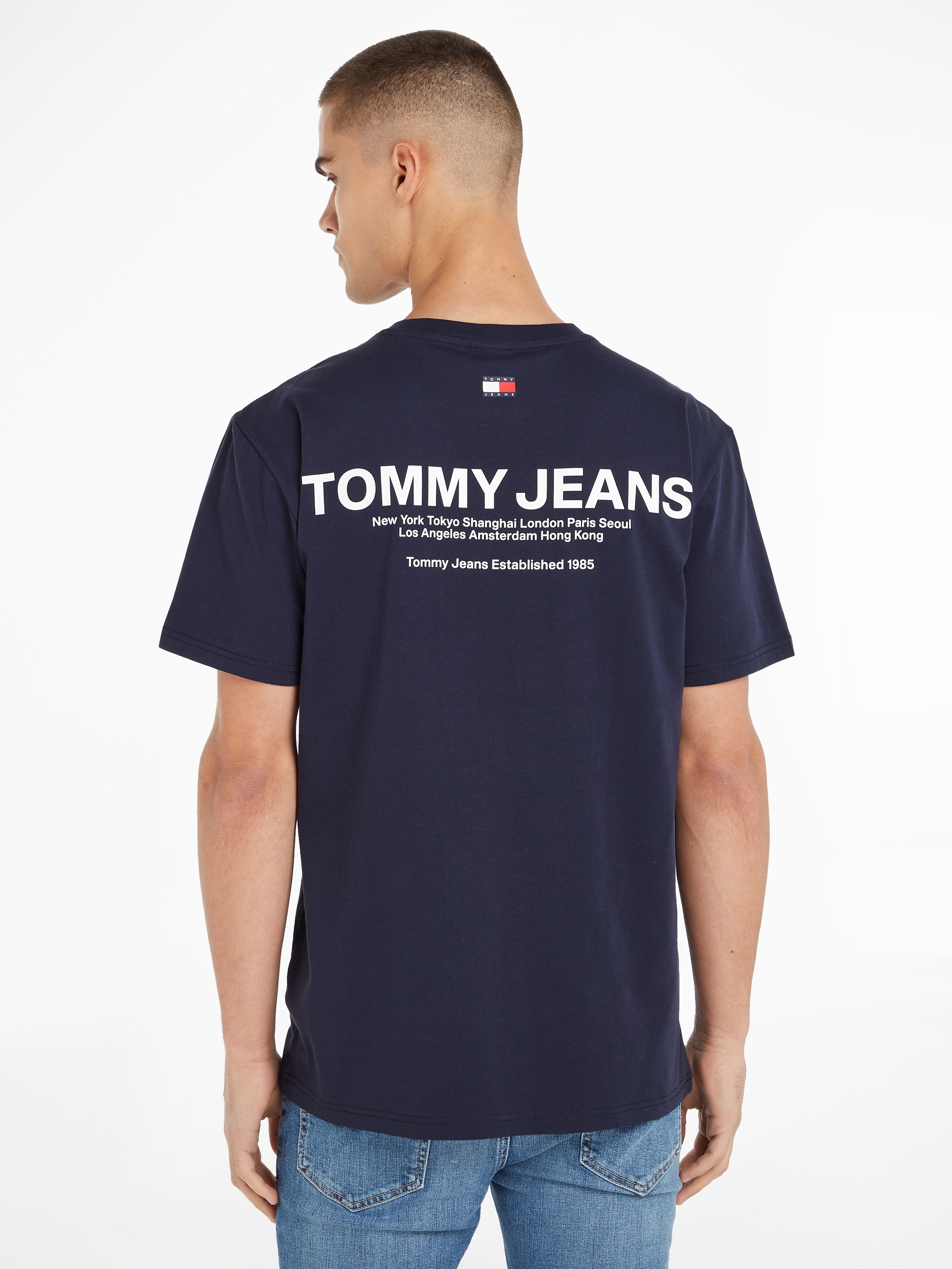 Jeans online OTTO kaufen LINEAR CLSC Tommy BACK »TJM T-Shirt PRINT TEE« bei
