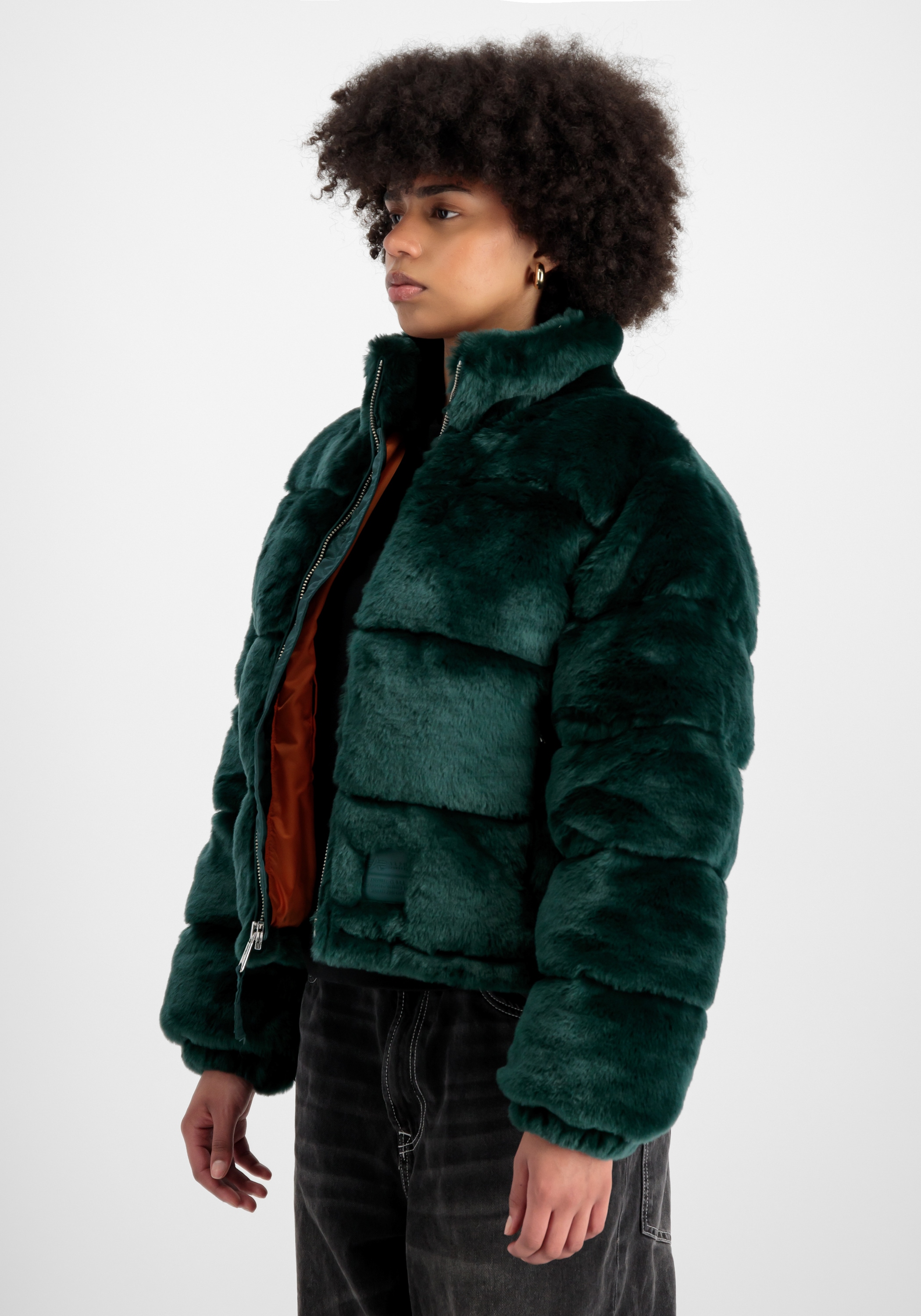 Alpha Industries Bomberjacke »Alpha Industries Women - Cold Weather Jackets Fur Puffer Women«