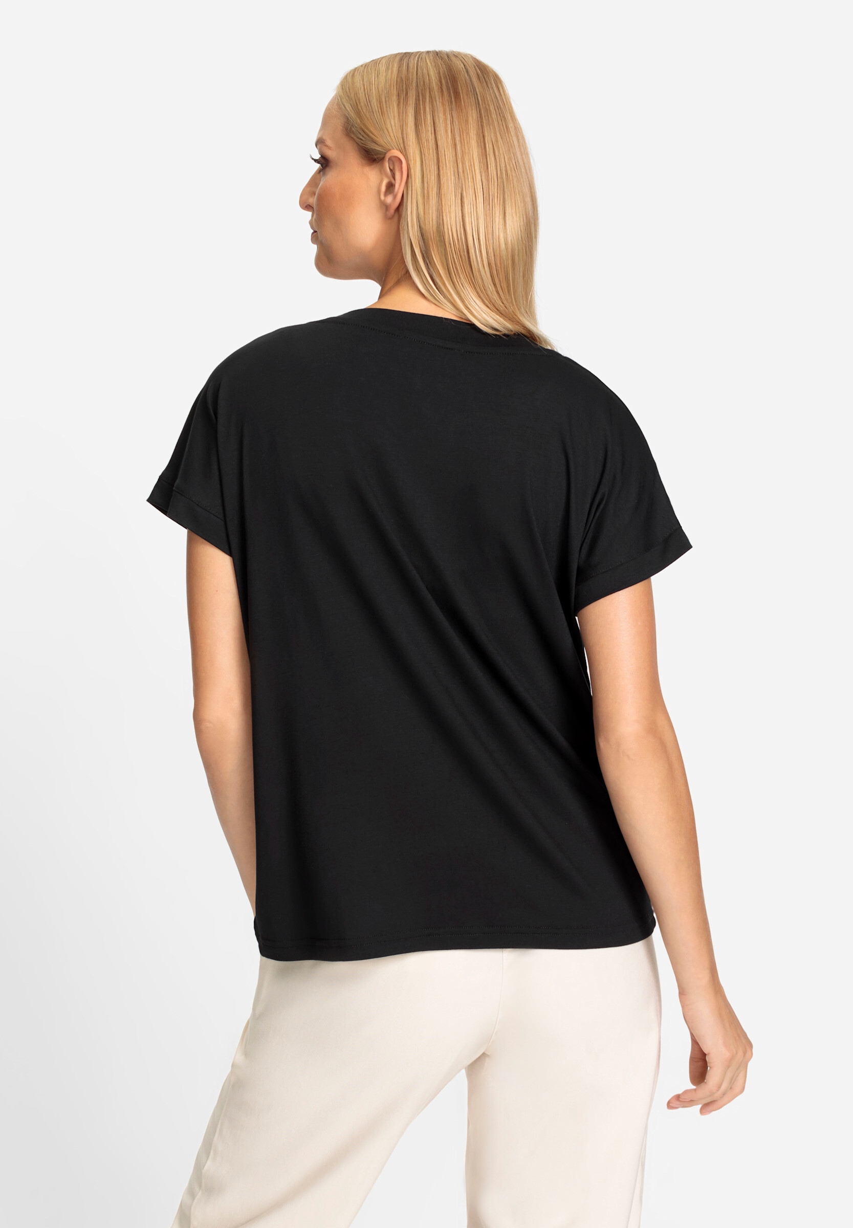 heine T-Shirt »Shirt Kurzarmshirt mit Elasthan-Anteil«
