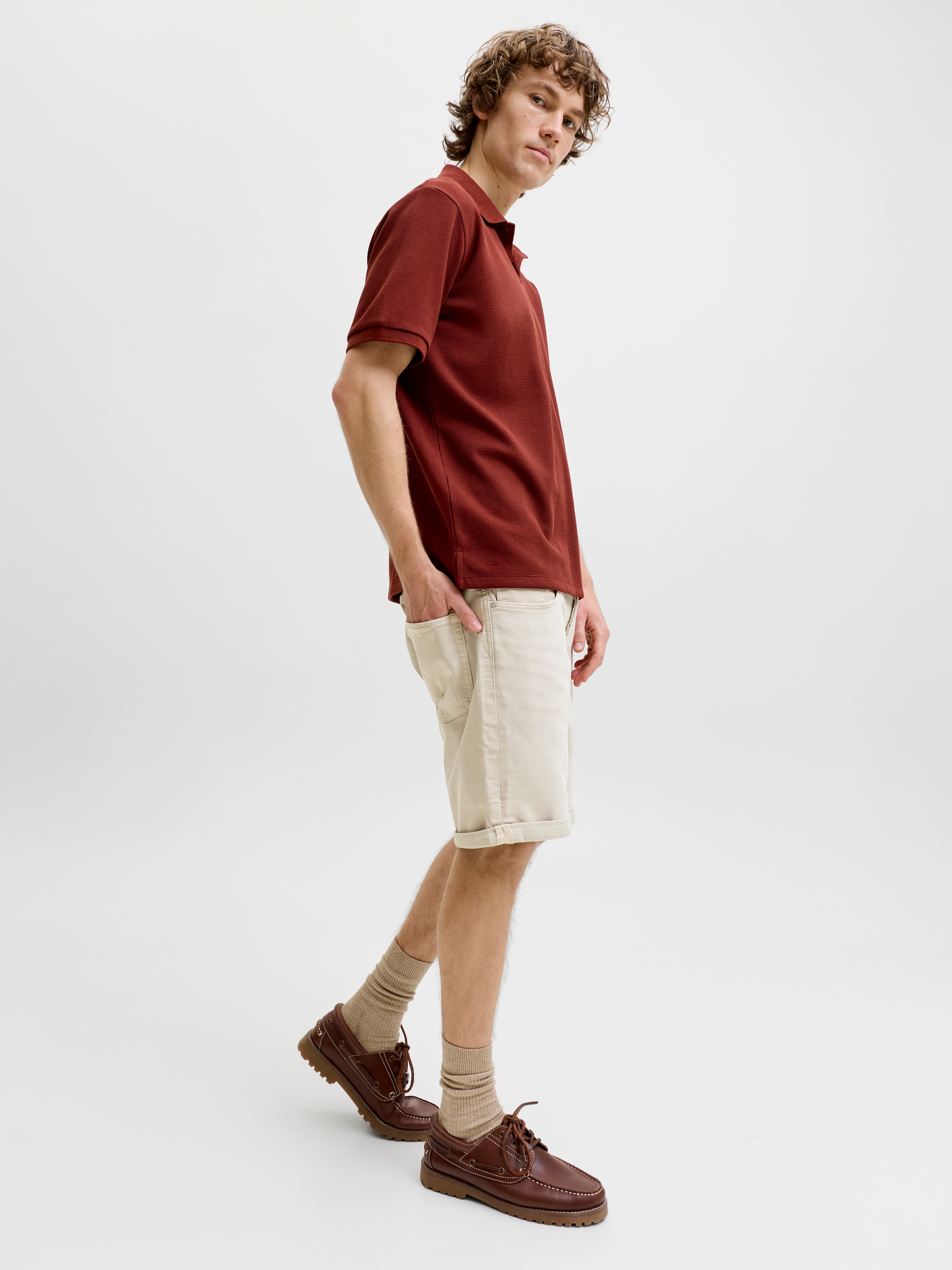 Jack & Jones Bermudas »JJIRICK JJICON SHORTS SQ 110 I.K SN«  Baumwollmischung, regular fit