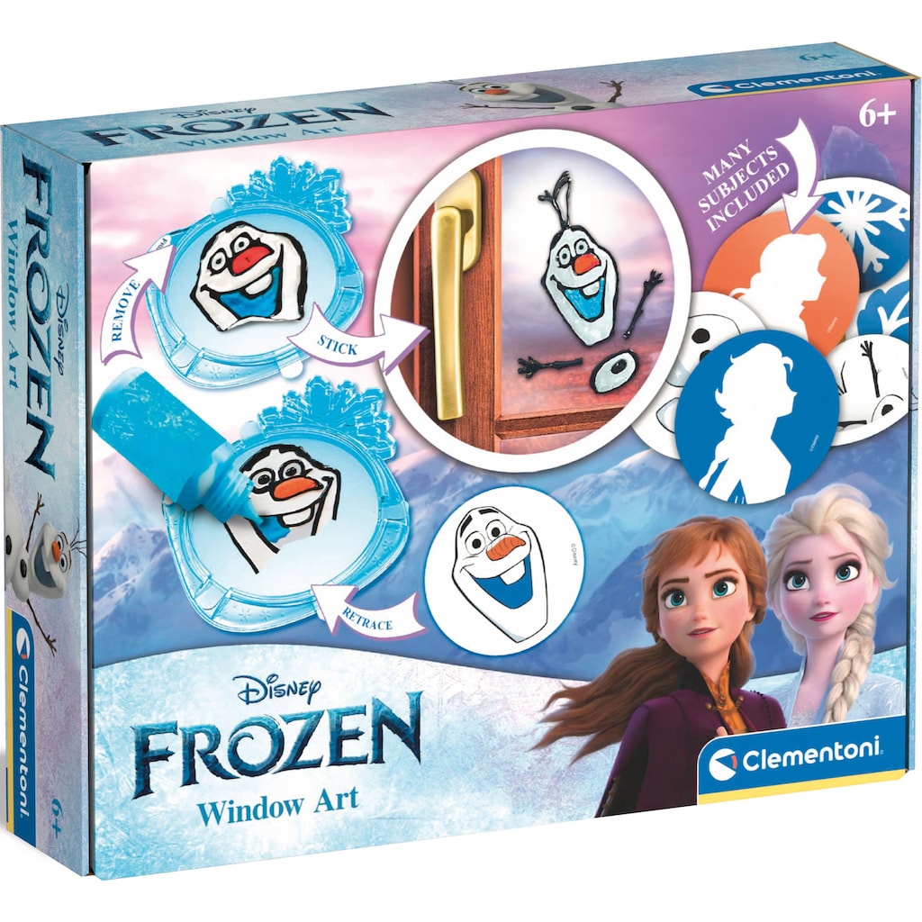 Clementoni® Kreativset »Fensterbilder Frozen 2«, Made in Europe