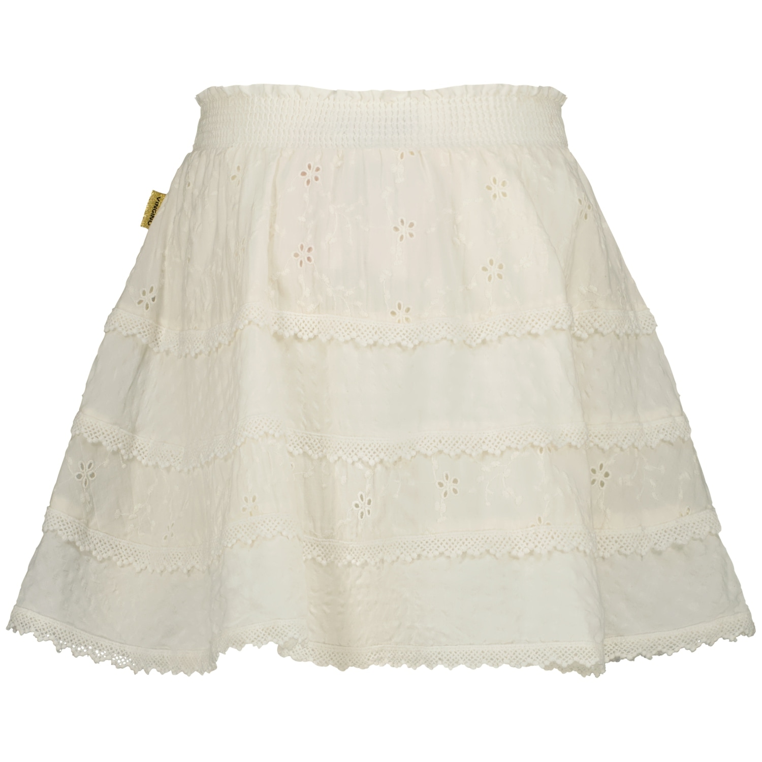 Vingino Rüschenrock mit Häkel-Details und Spitze