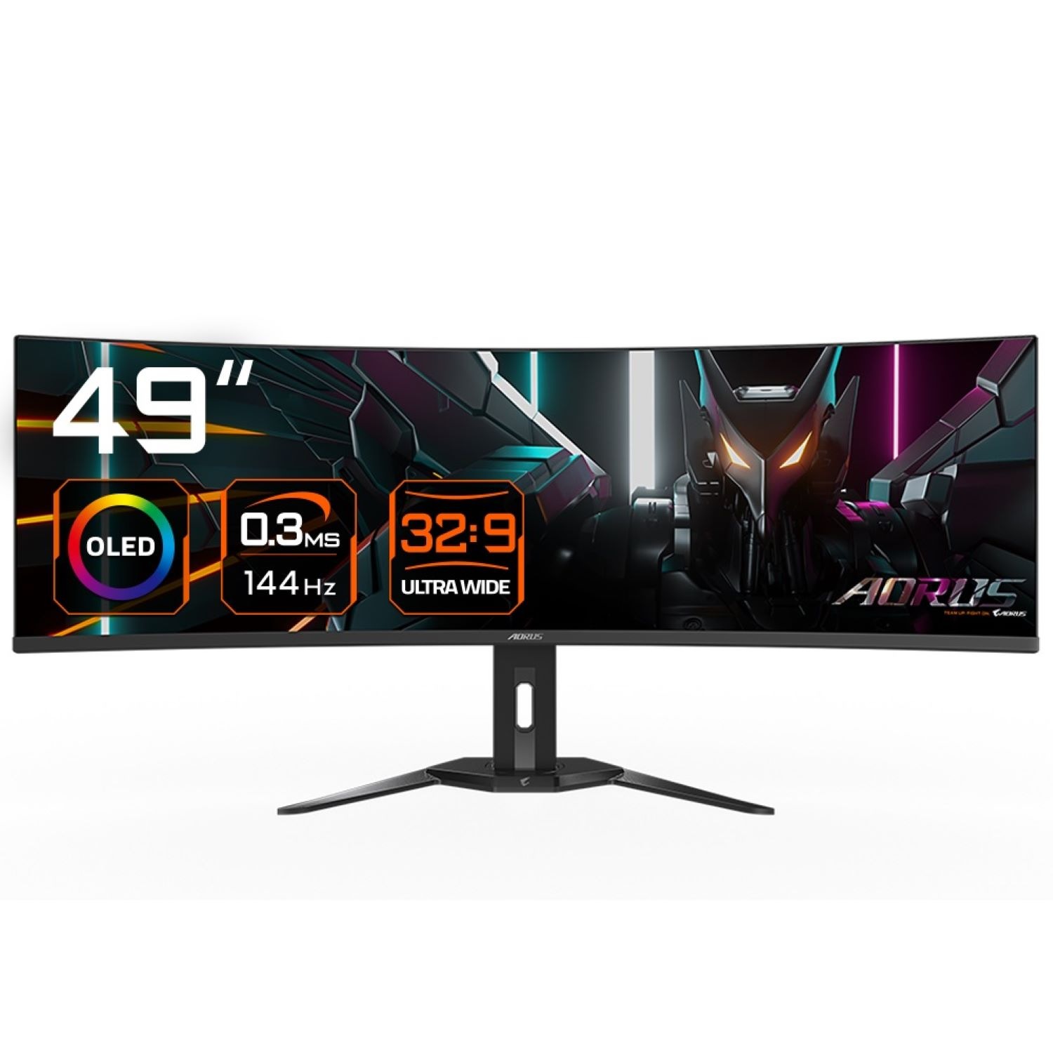 Gigabyte Curved-Gaming-OLED-Monitor »AORUS CO49DQ«, 124,4 cm/49 Zoll, 5120 x 1440 px, DQHD, 144 Hz