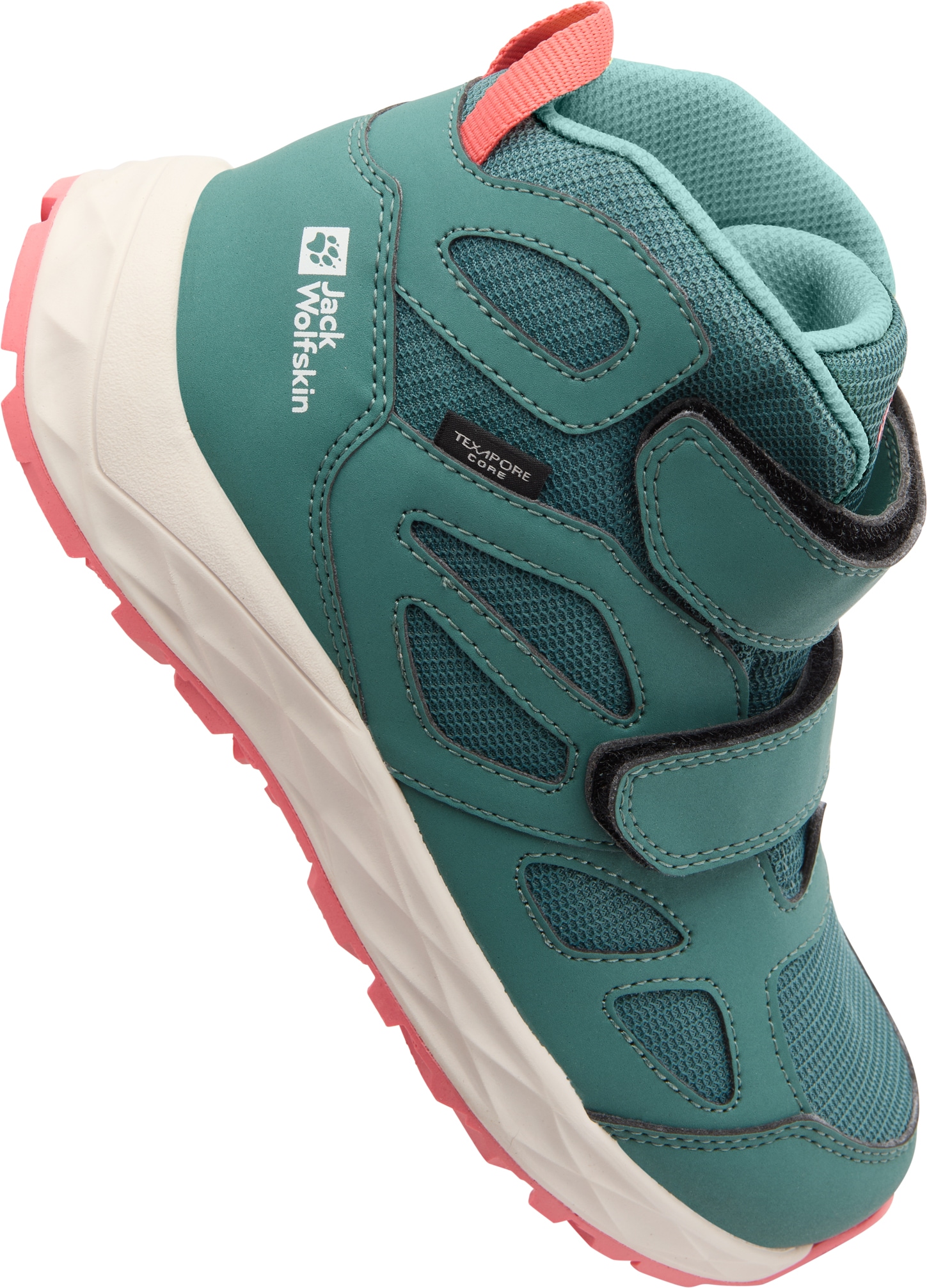 Jack Wolfskin Wanderschuh »WOODLAND 2 TEXAPORE MID VC K«, Wasserdicht