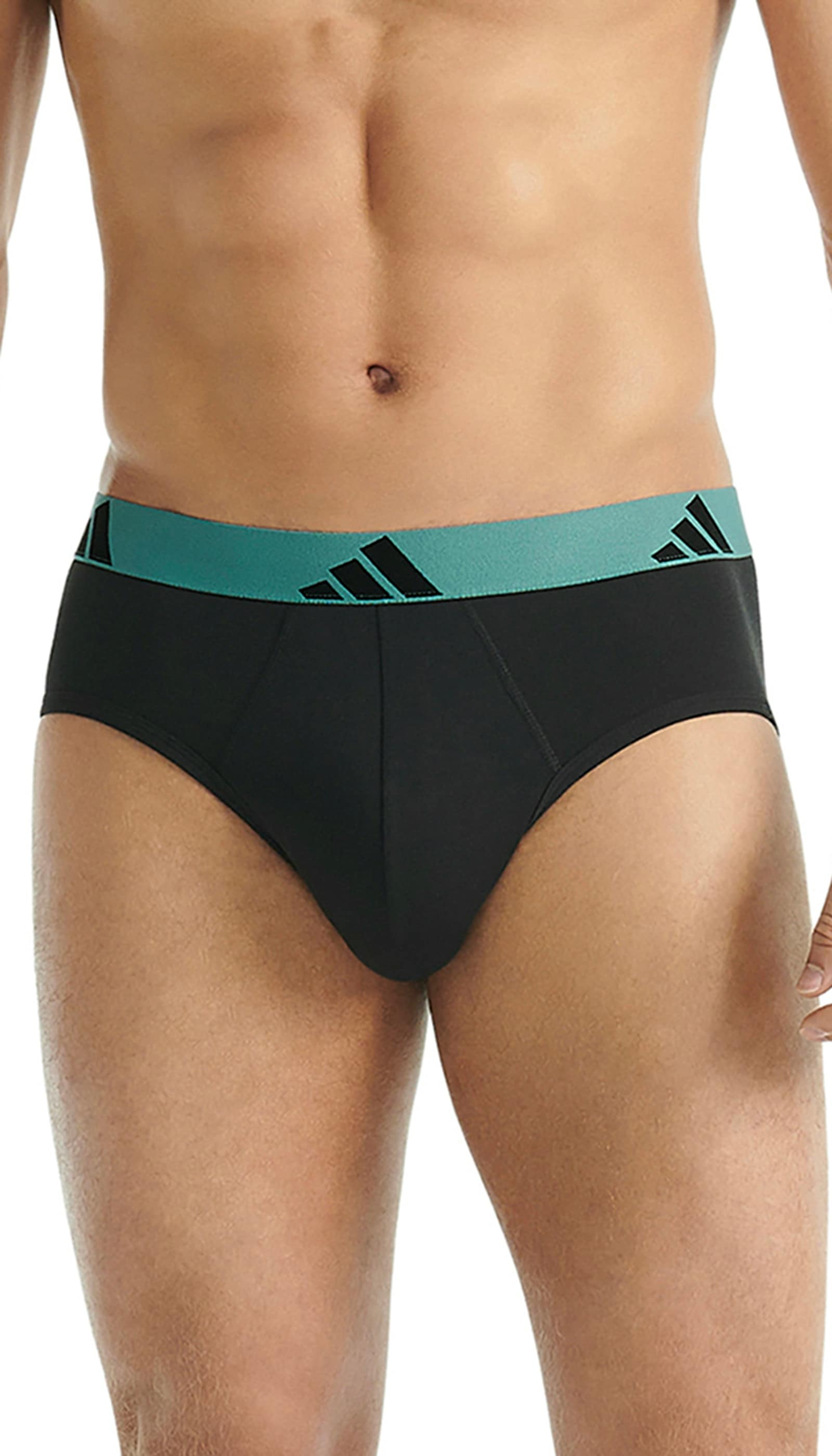 adidas Sportswear Slip »Active Flex Cotton« 3er Pack,  elastisch, Logo-Bund, scheuerfreies Tragegefühl, ohne Eingriff