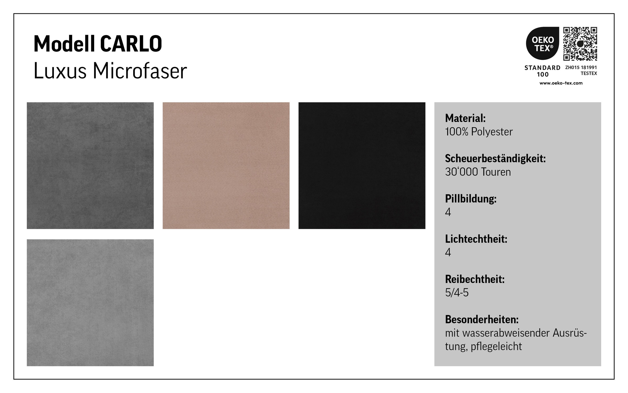 Places of Style Ecksofa »Carlo L-Form«, mit Kopfteilverstellung & Holz-Rahmenoptik, wahlweise Relaxfunktion