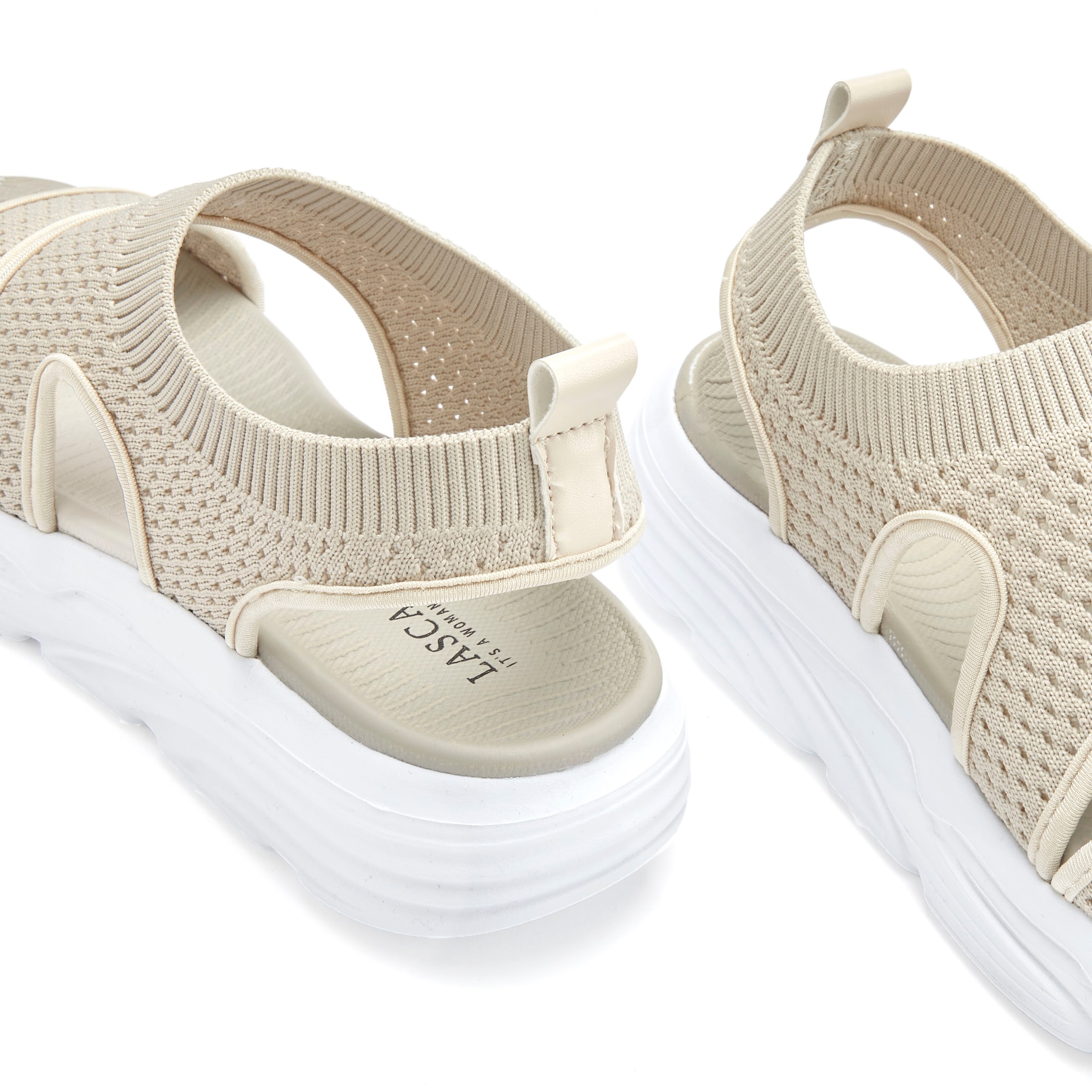 LASCANA Sandale »Sommerschuh«, Sandalette, Sommerschuh aus elastischem Textil besonders leicht VEGAN