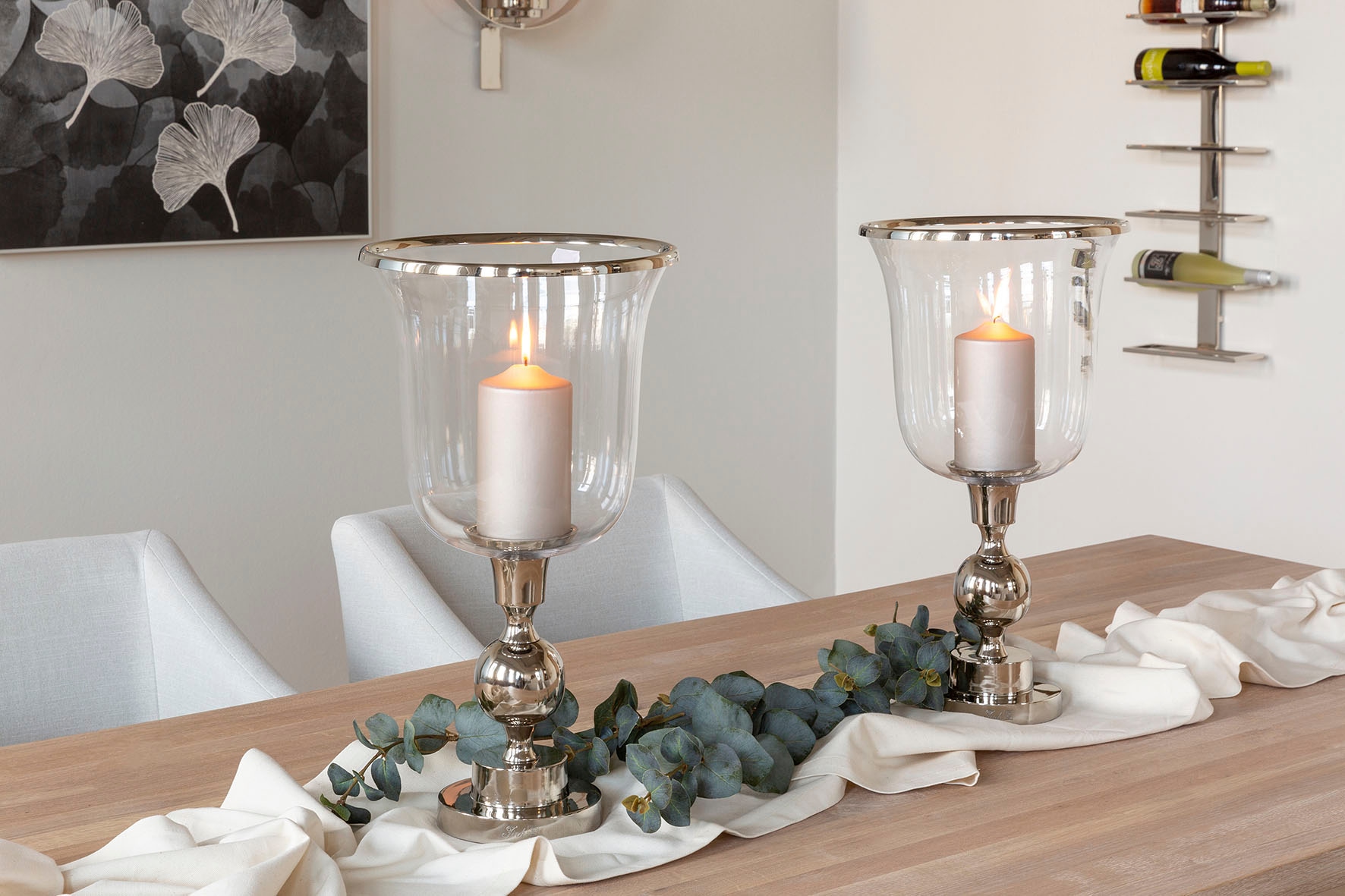 Fink online bestellen »SAMANTA«, aus Windlicht Kerzenhalter St.), bei Aluminium und (1 OTTO Glas