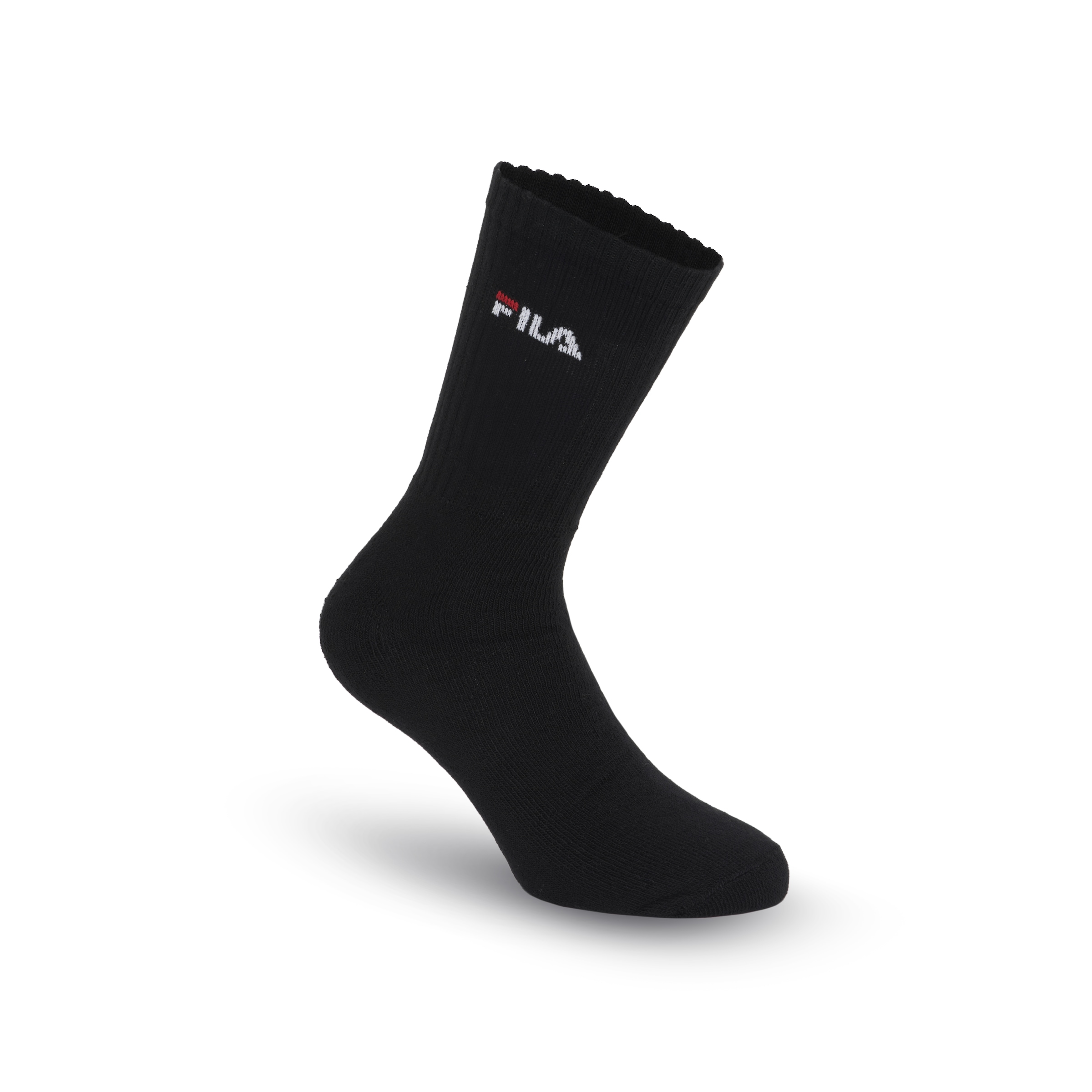 Fila Sportsocken »UNISEX CREW TENNIS FULL TERRY SOCKS«, (6 Paar), mit eingestrickem Logo