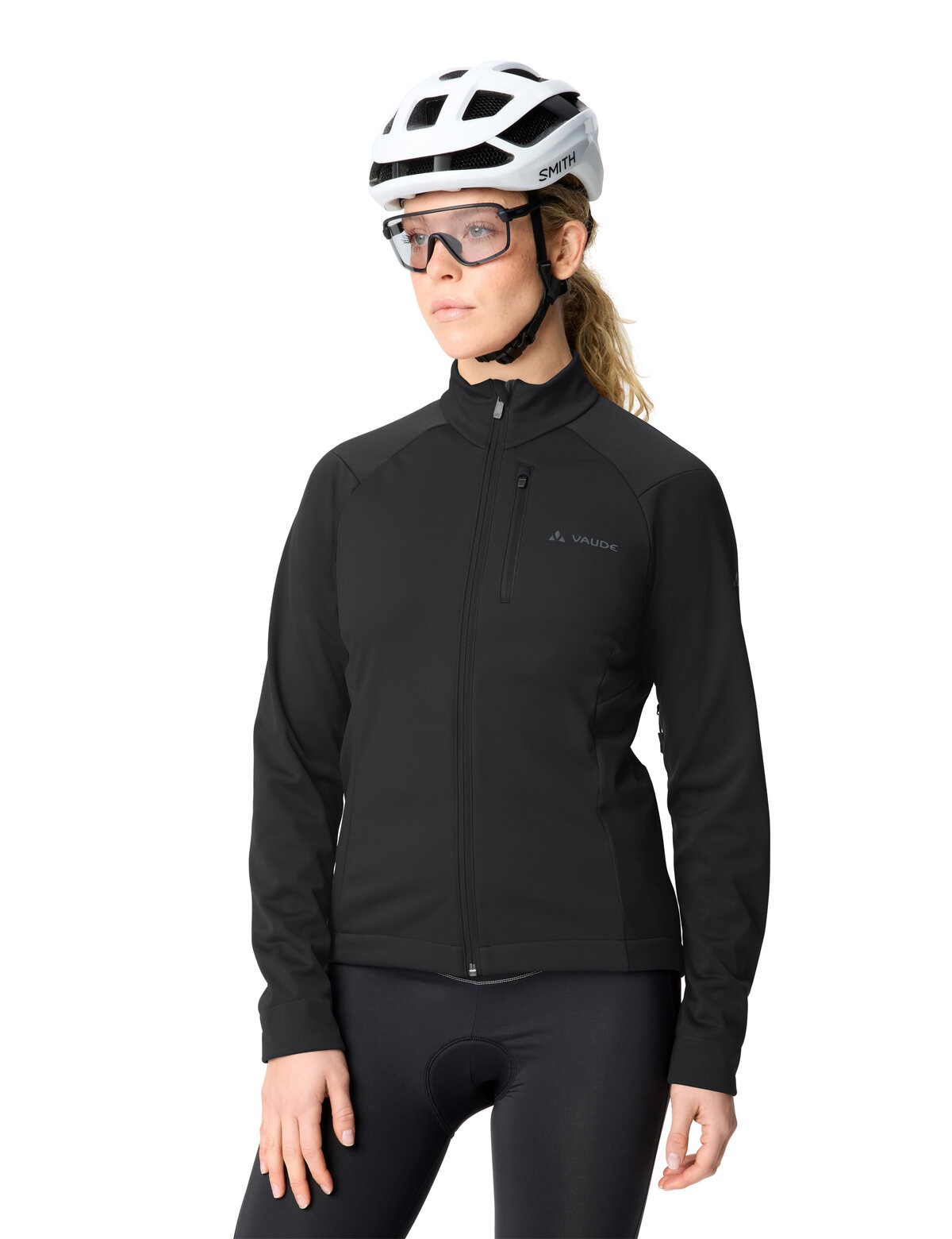 VAUDE Softshelljacke »WOMEN'S POSTA SOFTSHELL JACKET II« für Radsport und Pendeln, mit Unterarmreißverschlüssen