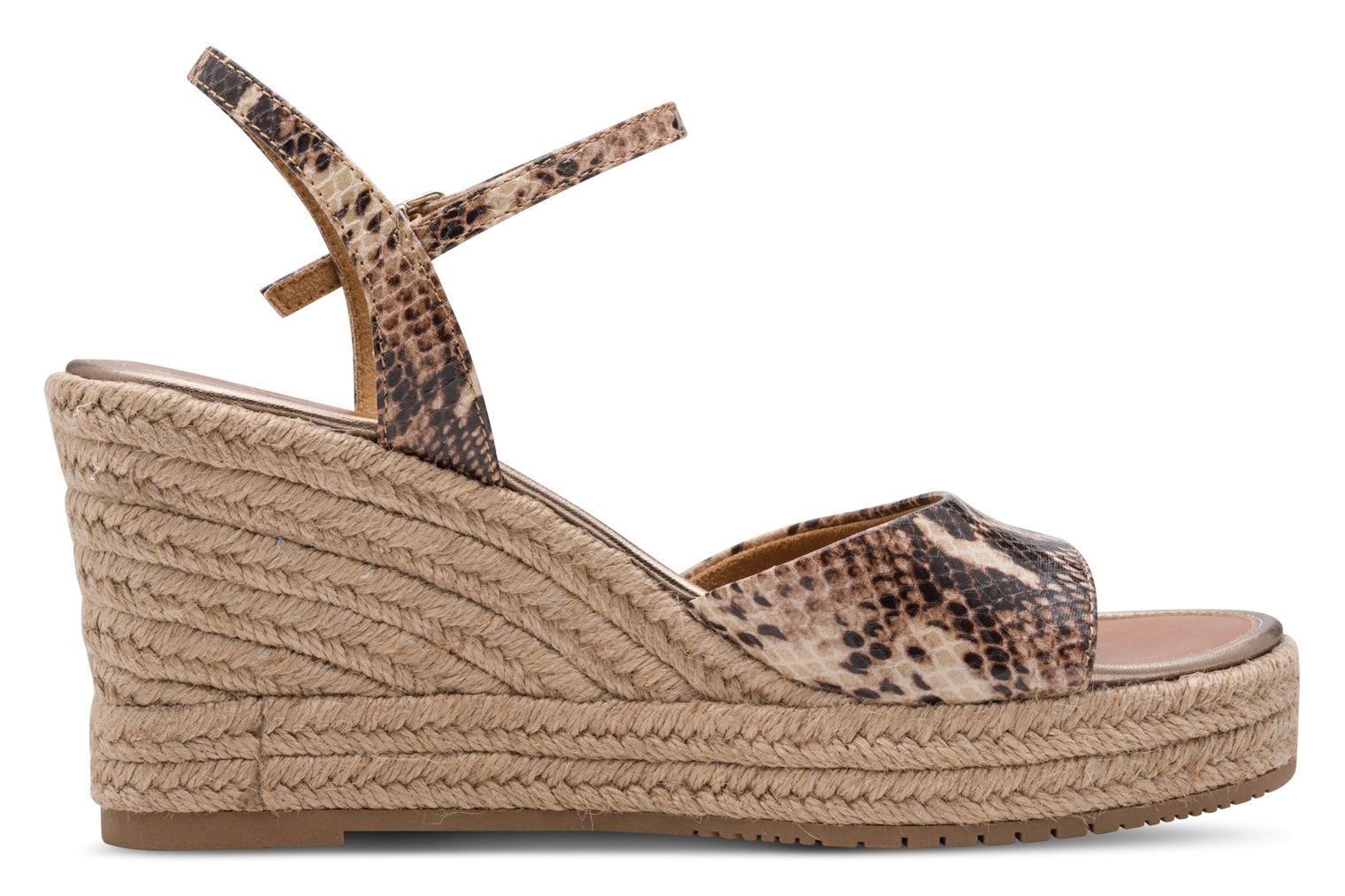 Tamaris Keilsandalette  Plateau, Sommerschuh mit modischem Juterahmen