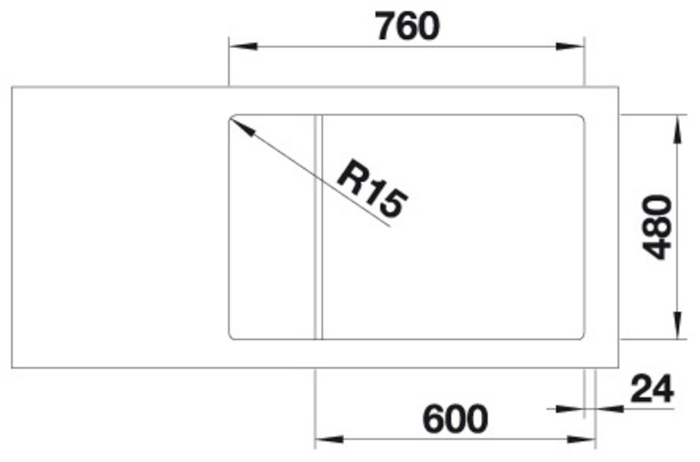 Blanco Edelstahlspüle »LEMIS XL 6 S-IF Compact«, zum wechselseitigen Einbau geeignet