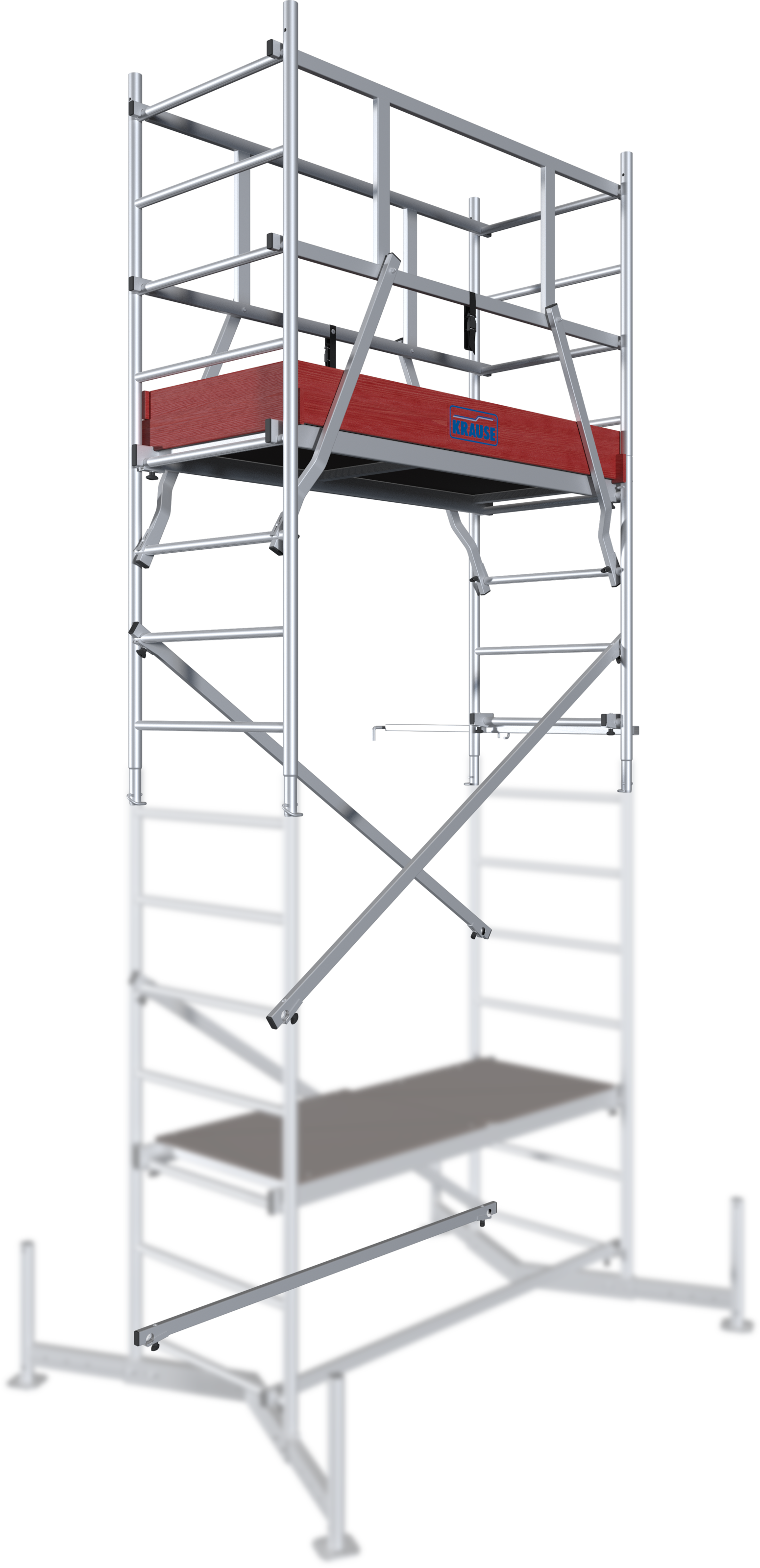 KRAUSE Arbeitsgerüst »ClimTec System 1. Aufstockung«, nur in Verbindung mit dem ClimTec System Grundgerüst nutzbar