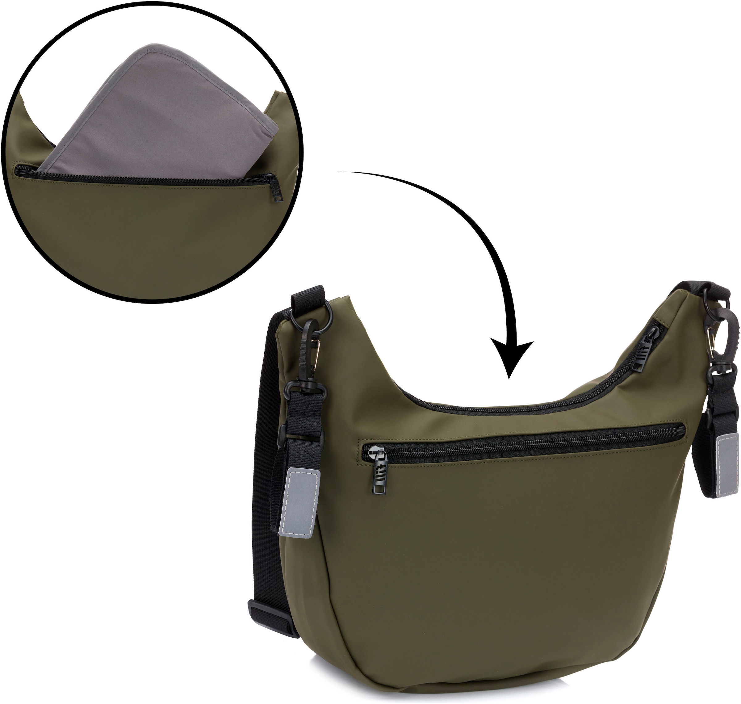 Fillikid Wickeltasche »Daybag« inklusive Flaschenhalter (isoliert)