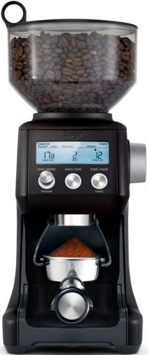 Sage Kaffeemühle »the Smart Grinder Pro SCG820BTR Black Truffle«, 165 W, Kegelmahlwerk, 450 g Bohnenbehälter